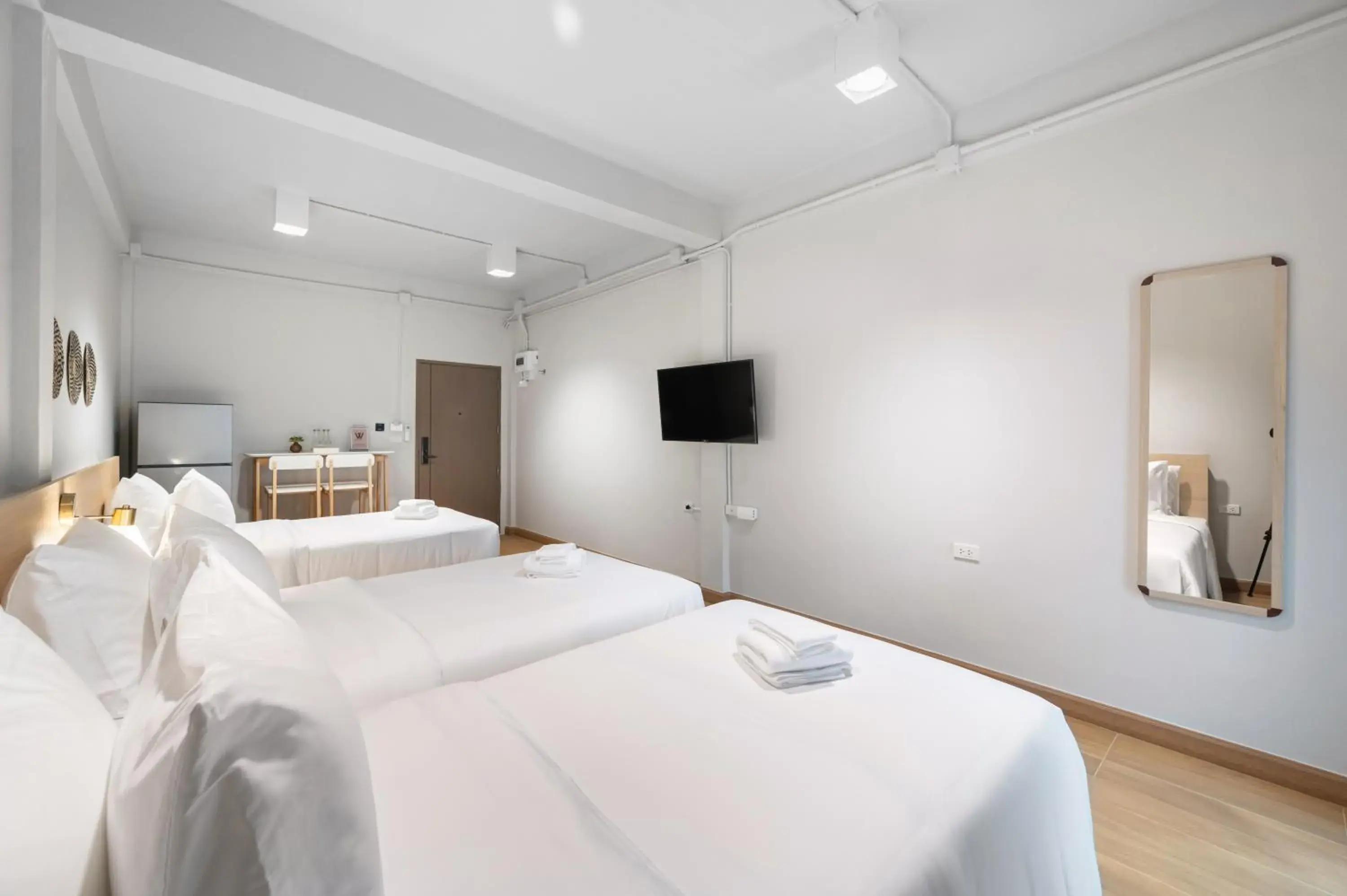 TV and multimedia, Bed in Hotel Wizpark Ratchada TV and multimedia, Bed in Hotel Wizpark Ratchada