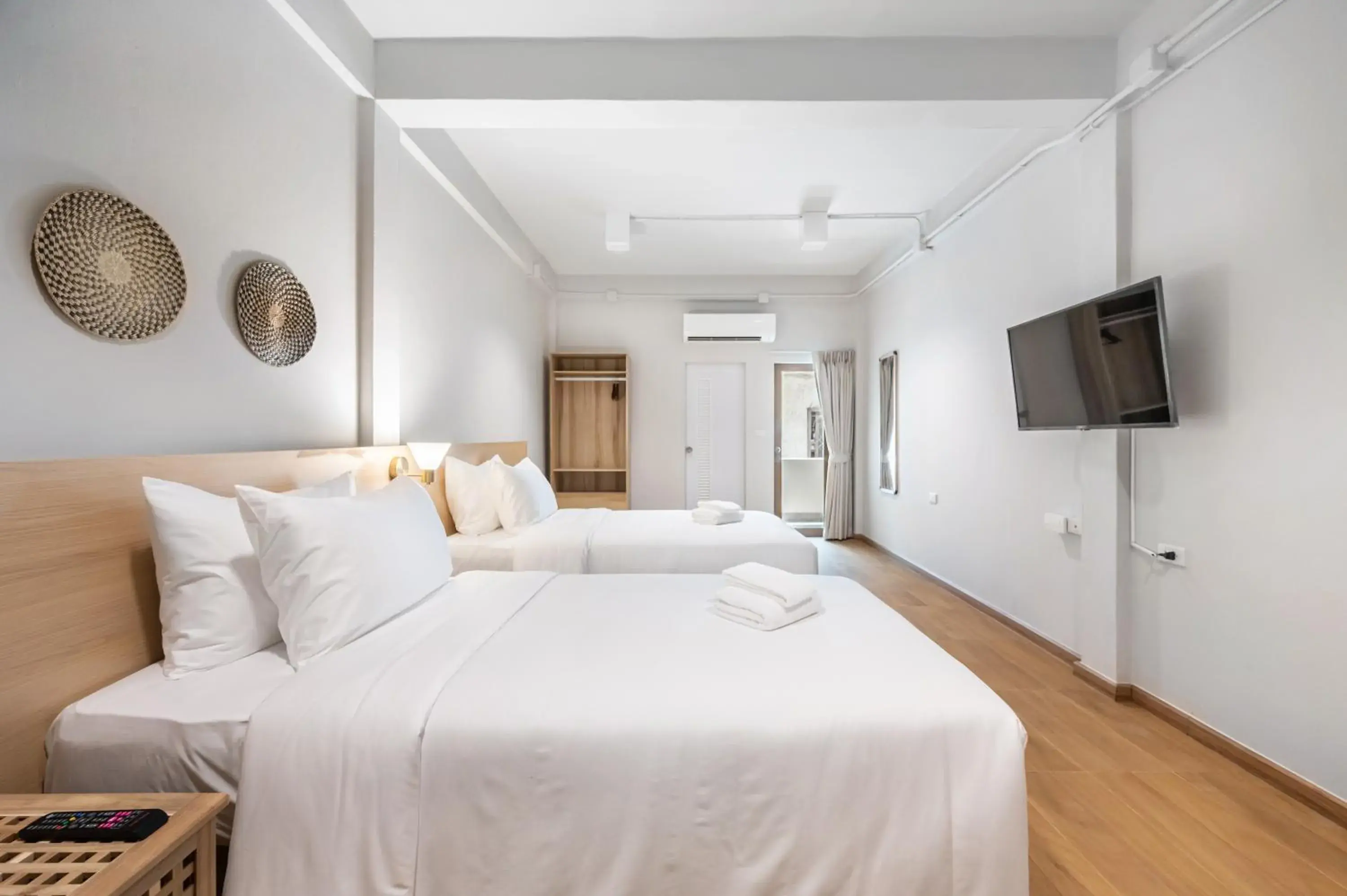 TV and multimedia, Bed in Hotel Wizpark Ratchada TV and multimedia, Bed in Hotel Wizpark Ratchada