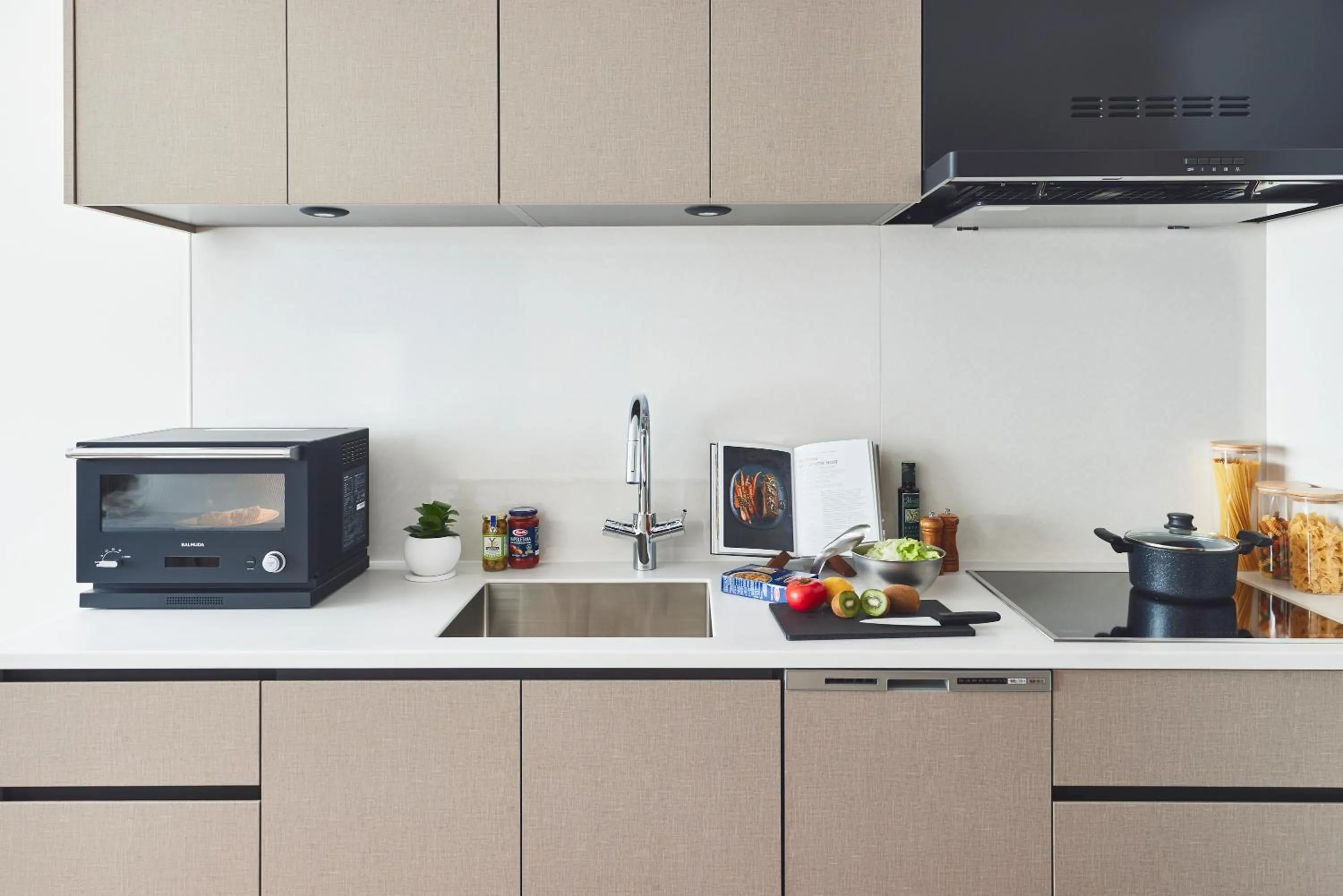 kitchen in Citadines Harbour Front Yokohama