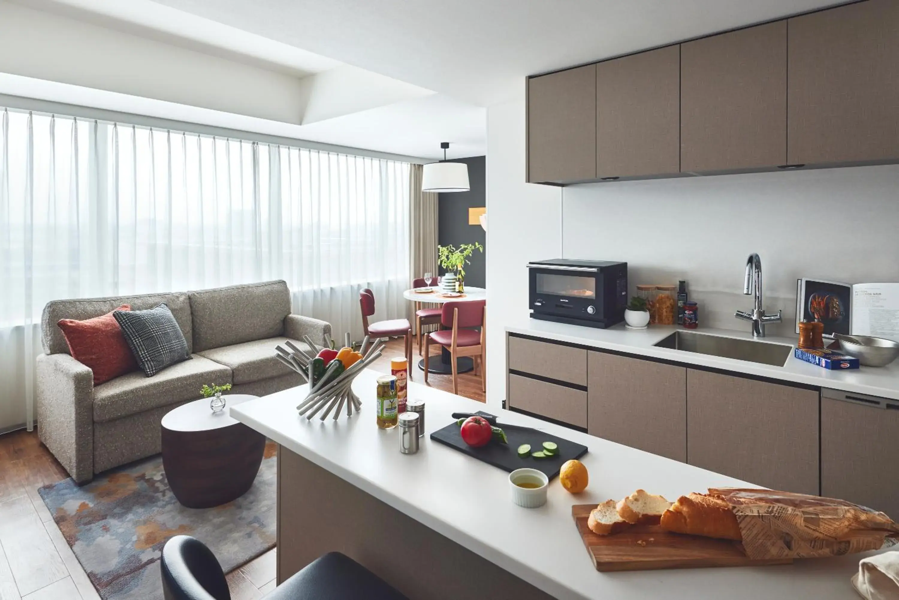 Photo of the whole room in Citadines Harbour Front Yokohama Photo of the whole room in Citadines Harbour Front Yokohama