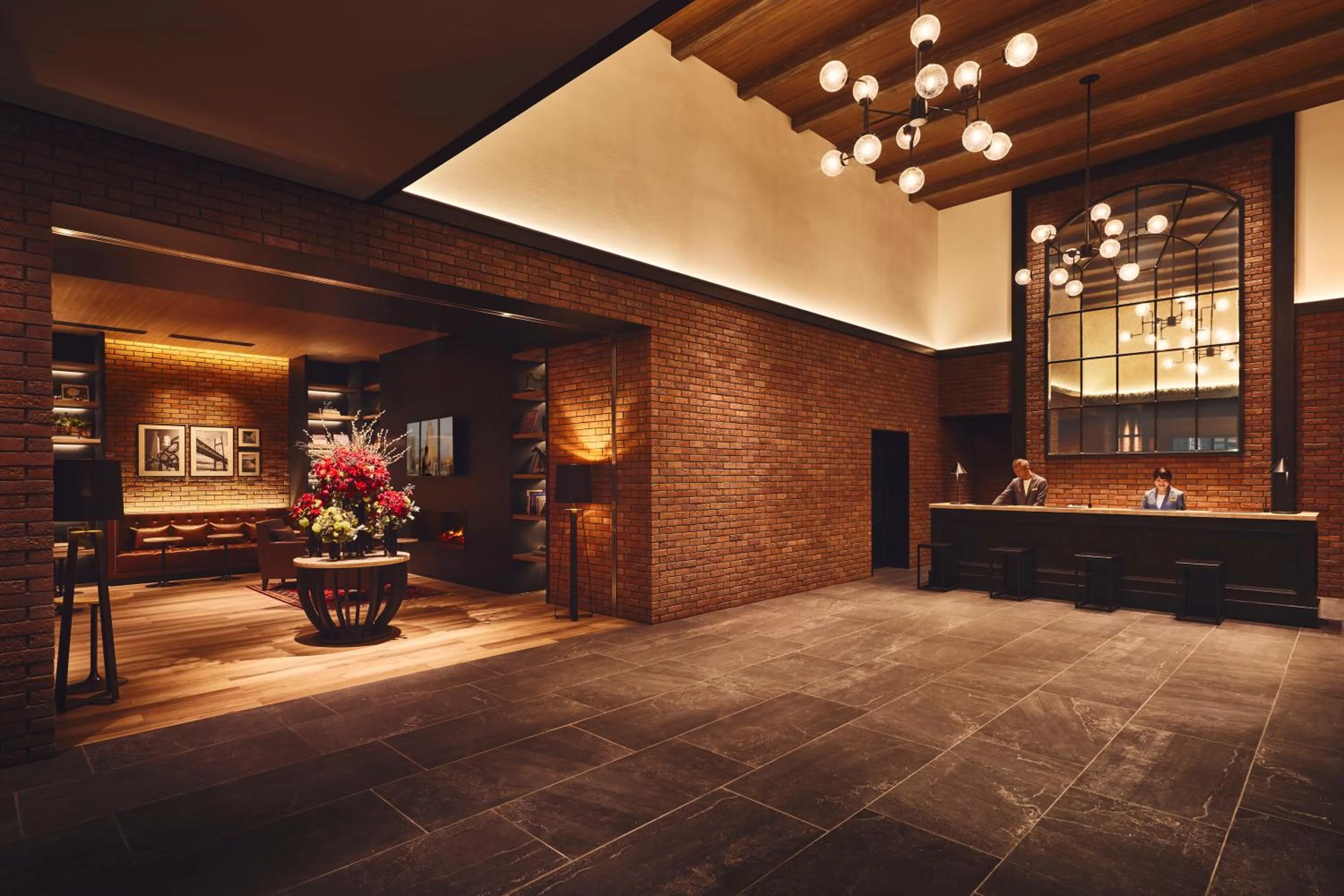 Lobby or reception in Citadines Harbour Front Yokohama