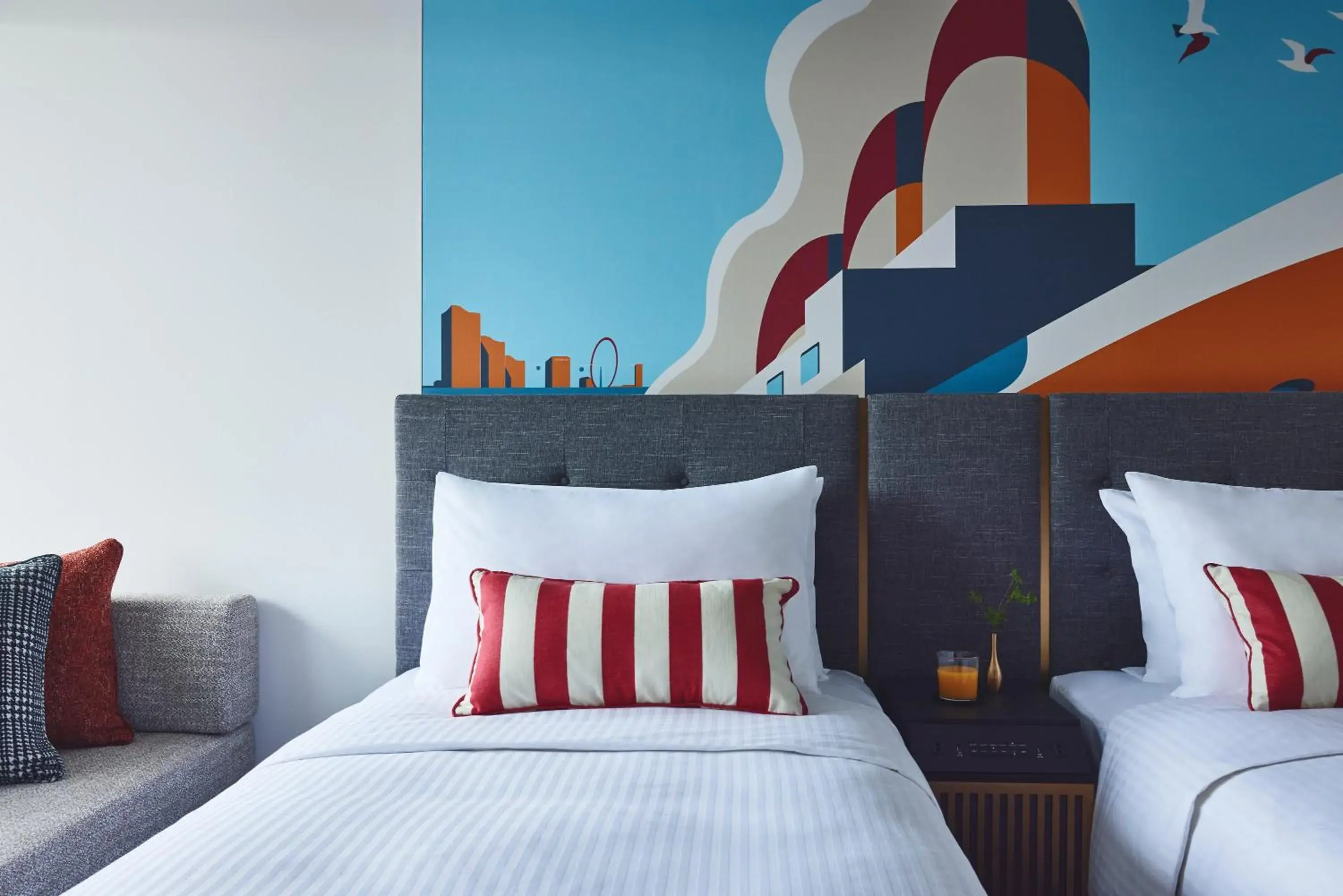 Bed in Citadines Harbour Front Yokohama Bed in Citadines Harbour Front Yokohama