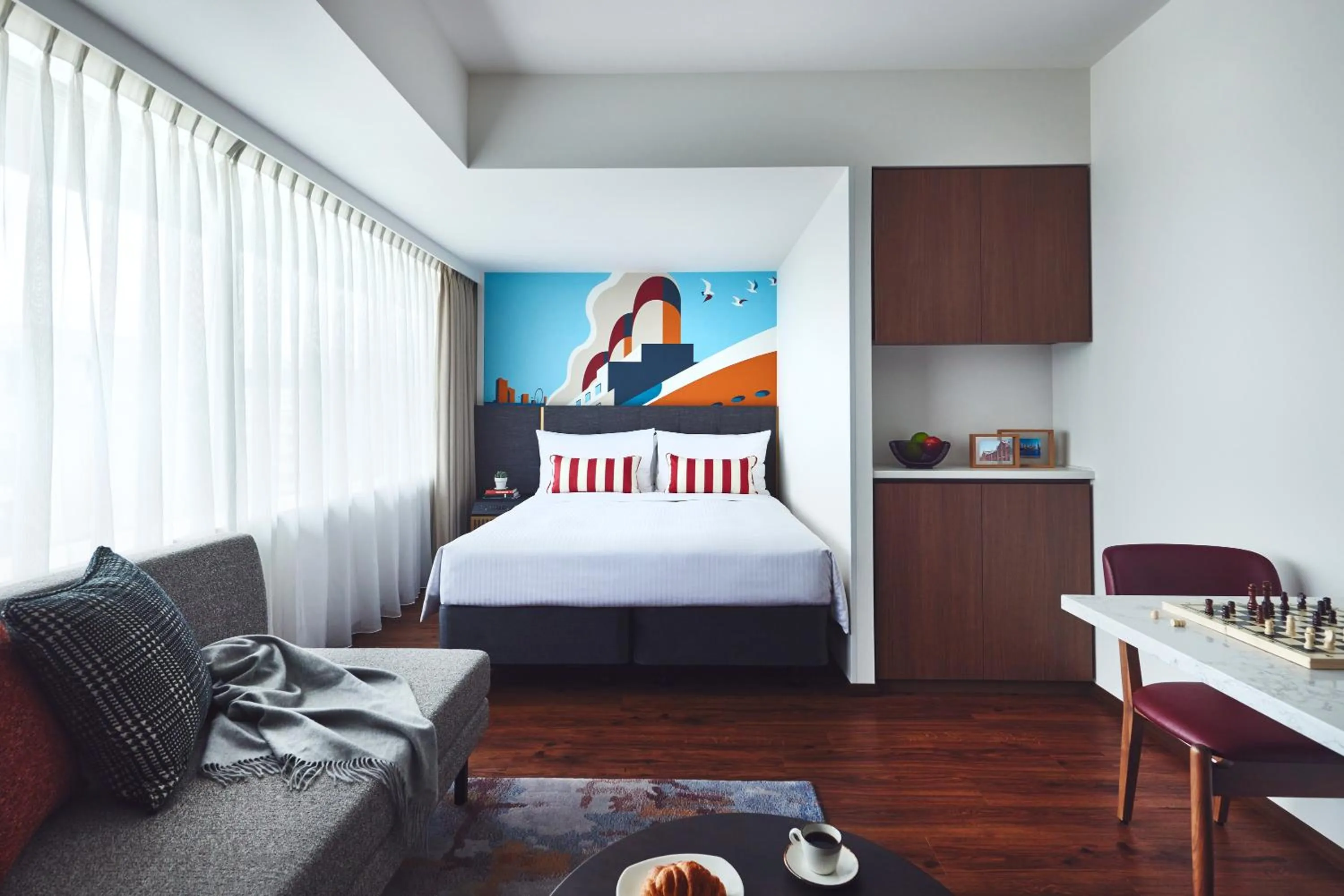 Bed in Citadines Harbour Front Yokohama