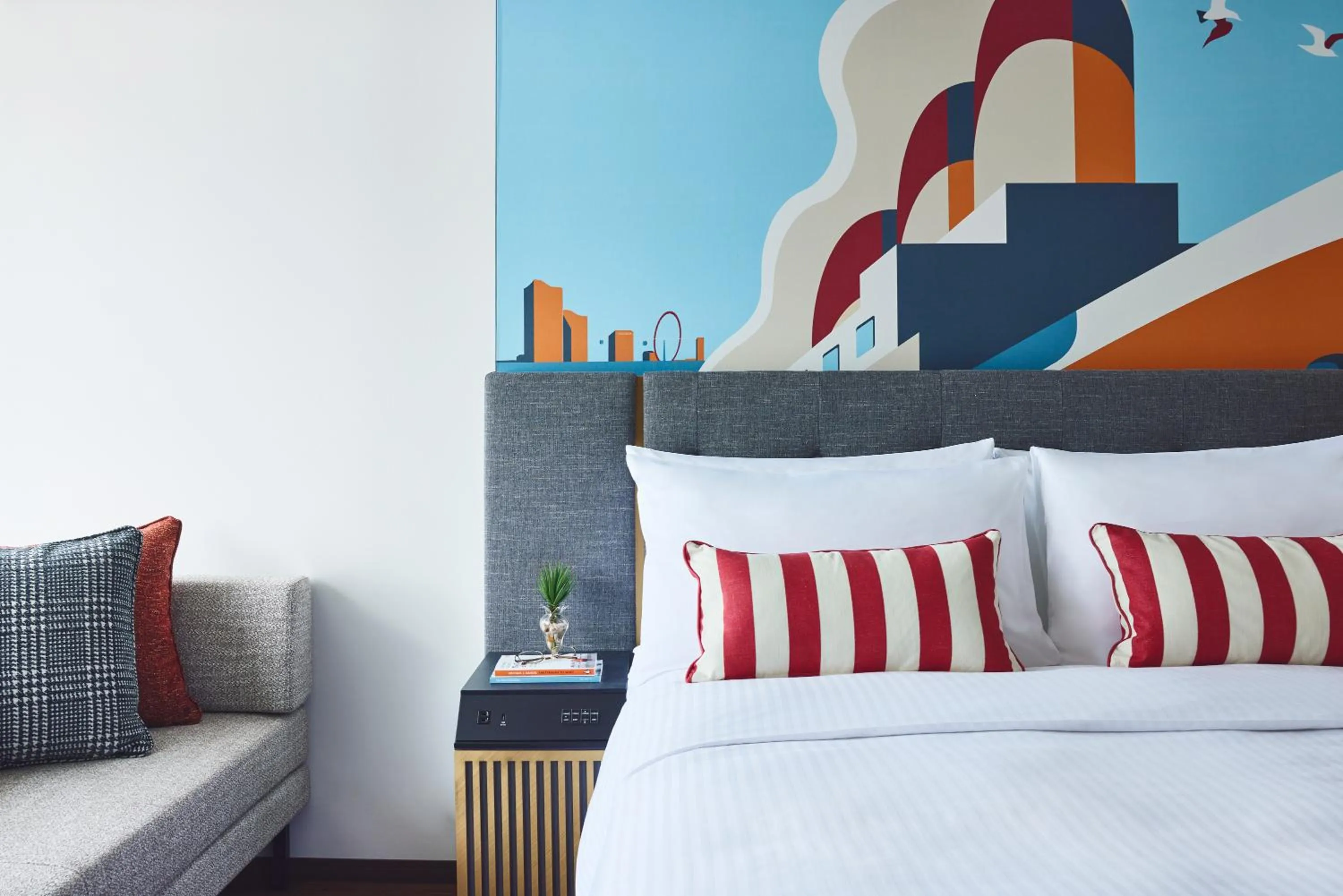 Bed in Citadines Harbour Front Yokohama