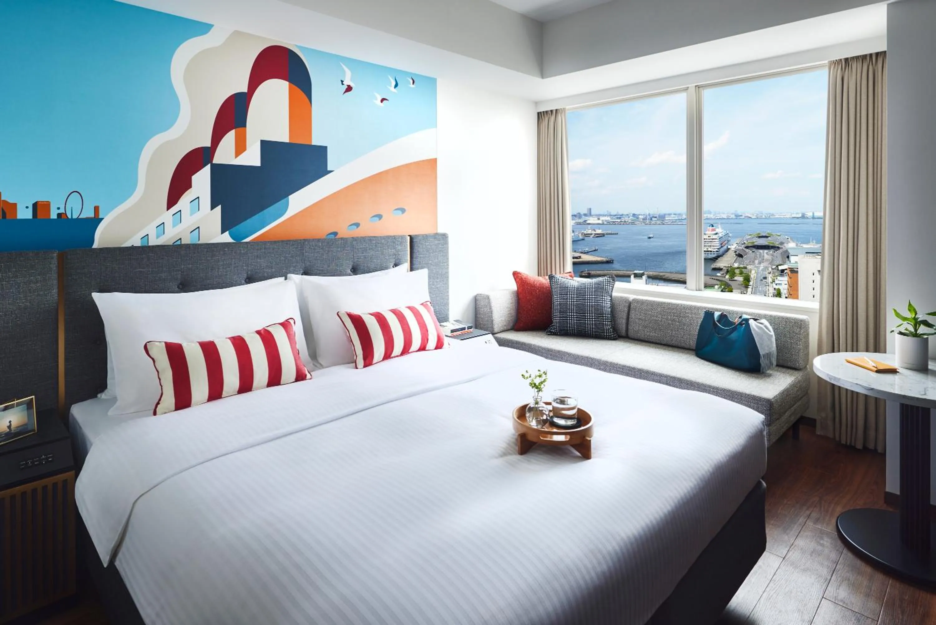 Bed in Citadines Harbour Front Yokohama