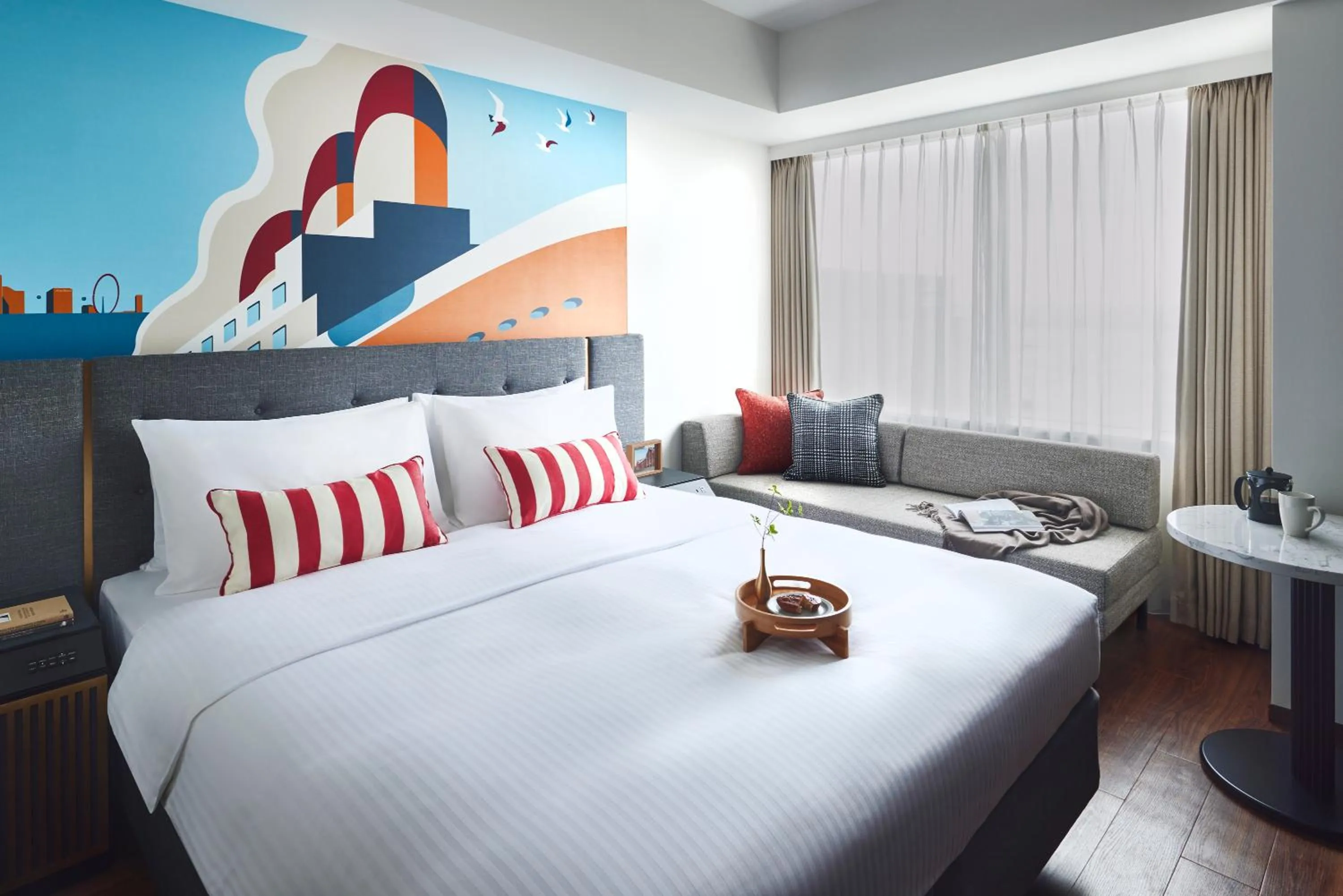 Bed in Citadines Harbour Front Yokohama