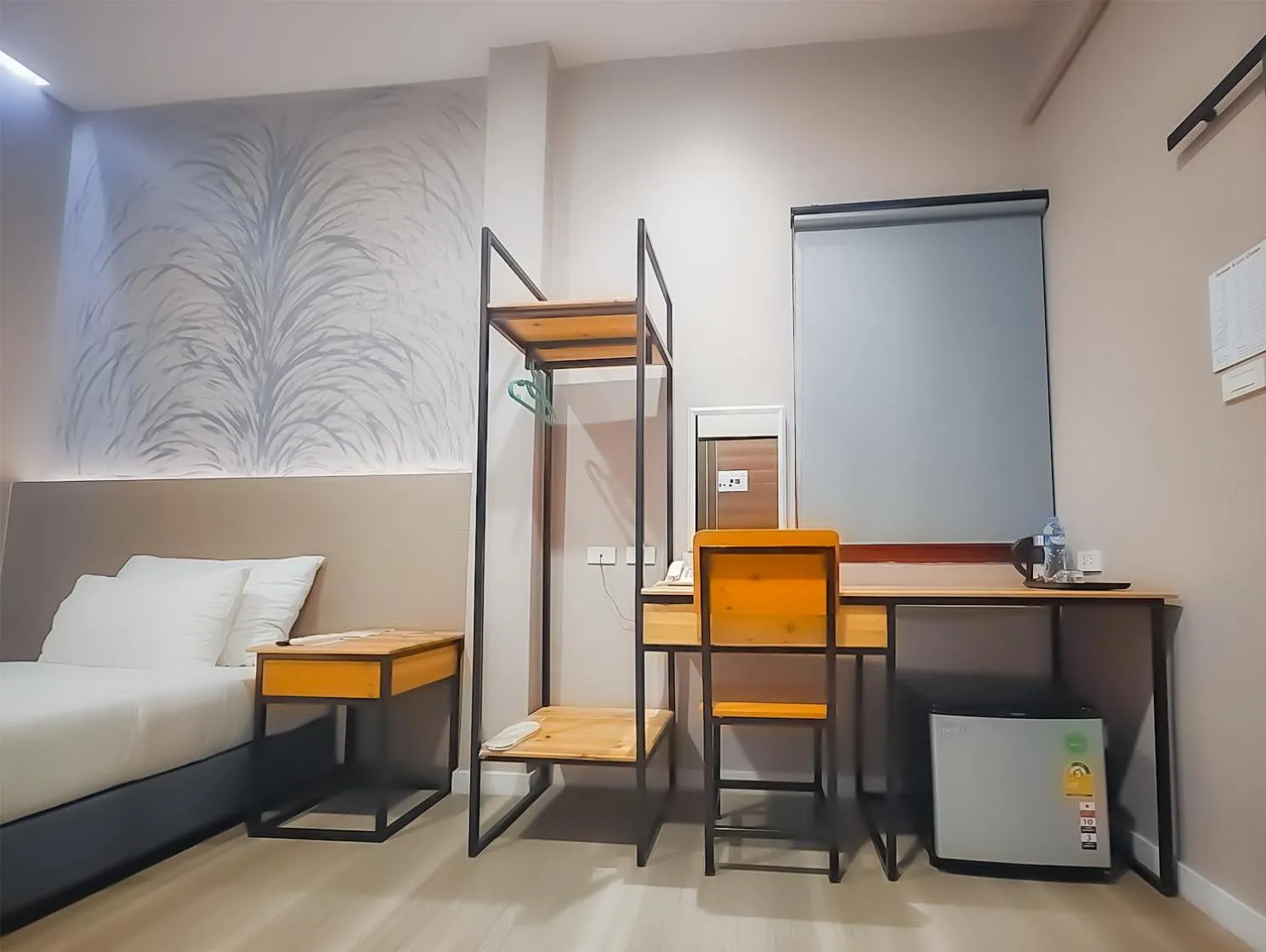 Bed in The Riva Vientiane Hotel