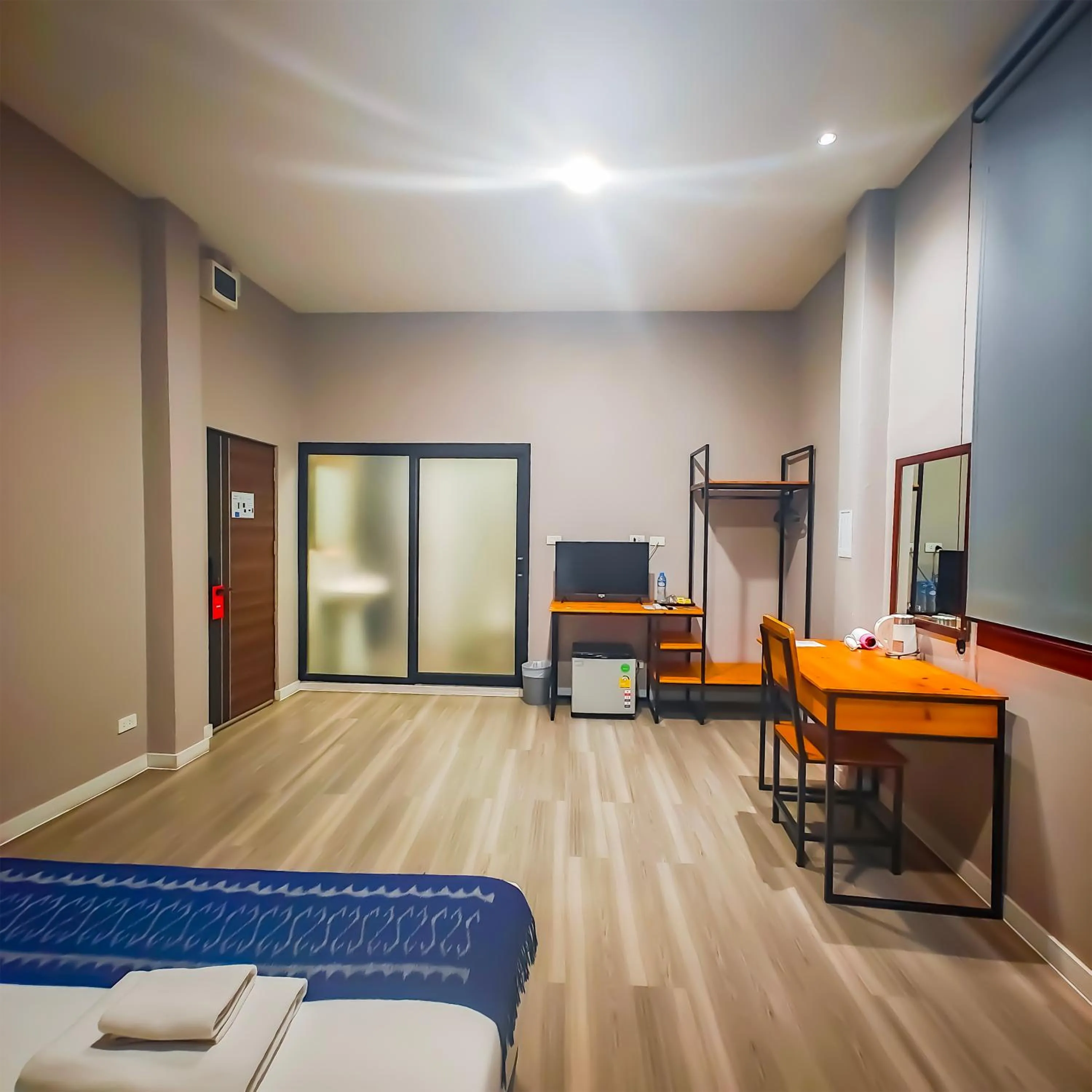 Bed in The Riva Vientiane Hotel