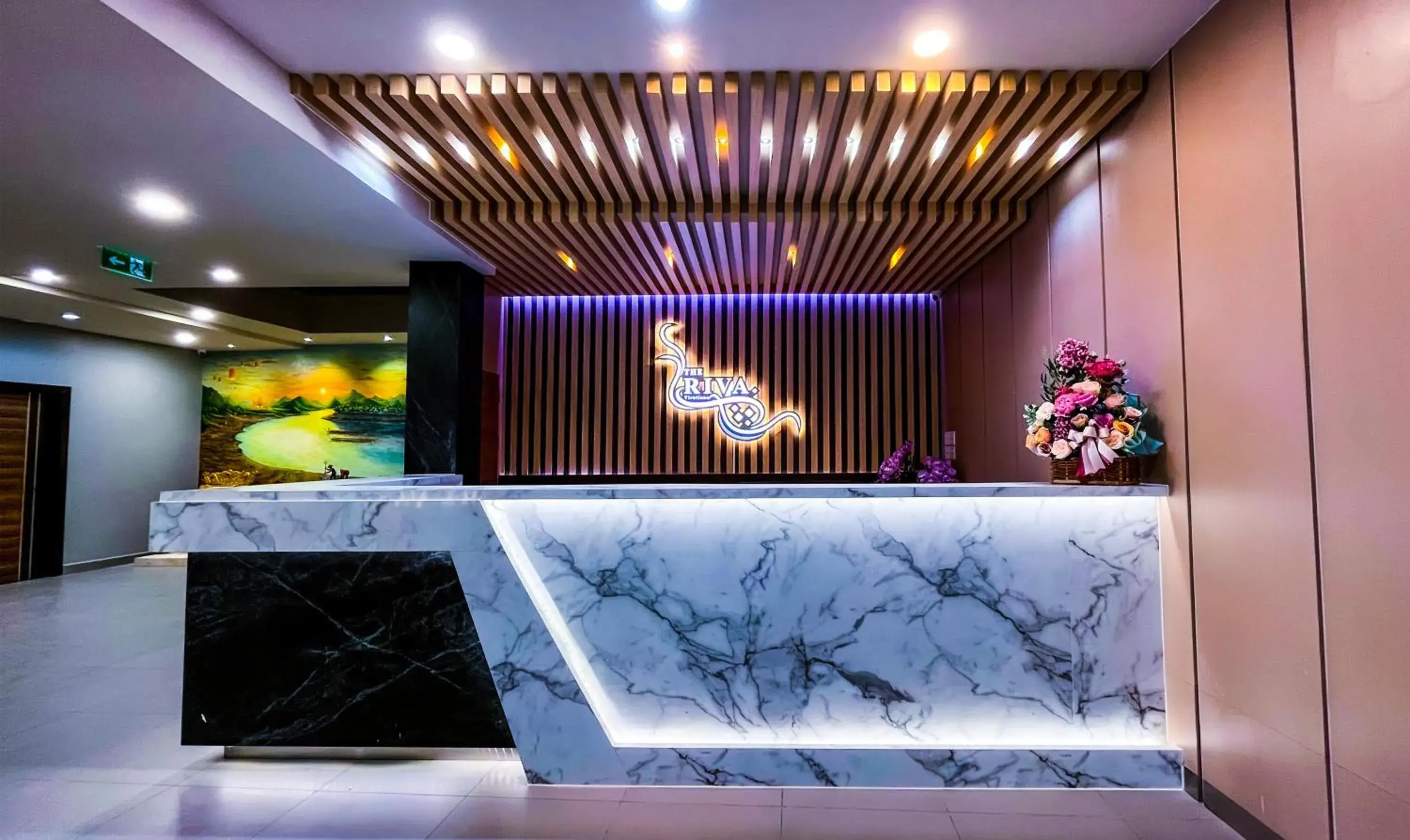 Lobby or reception in The Riva Vientiane Hotel Lobby or reception in The Riva Vientiane Hotel