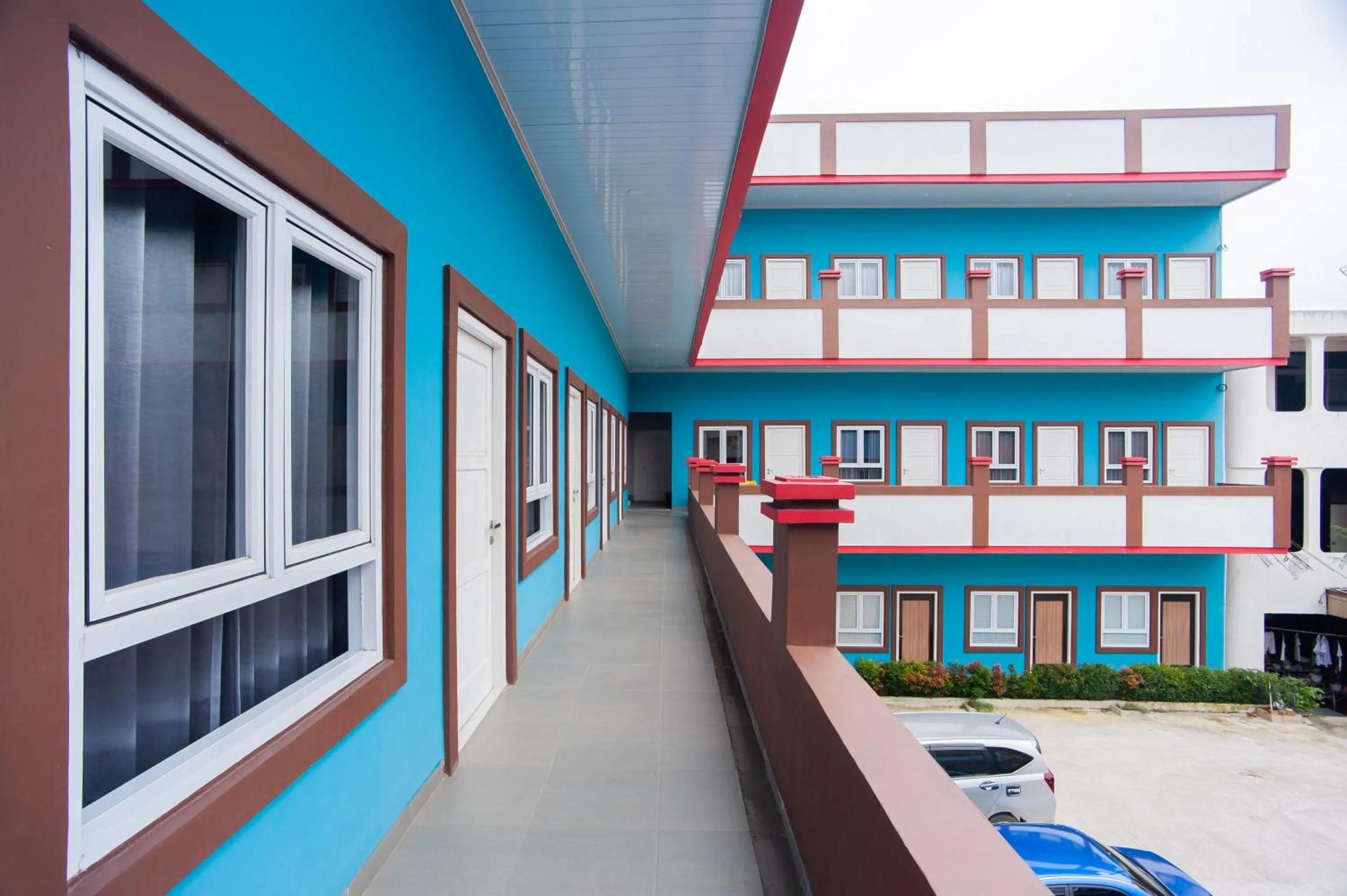 Balcony/Terrace in Urbanview Hotel Pangeran Palembang by RedDoorz