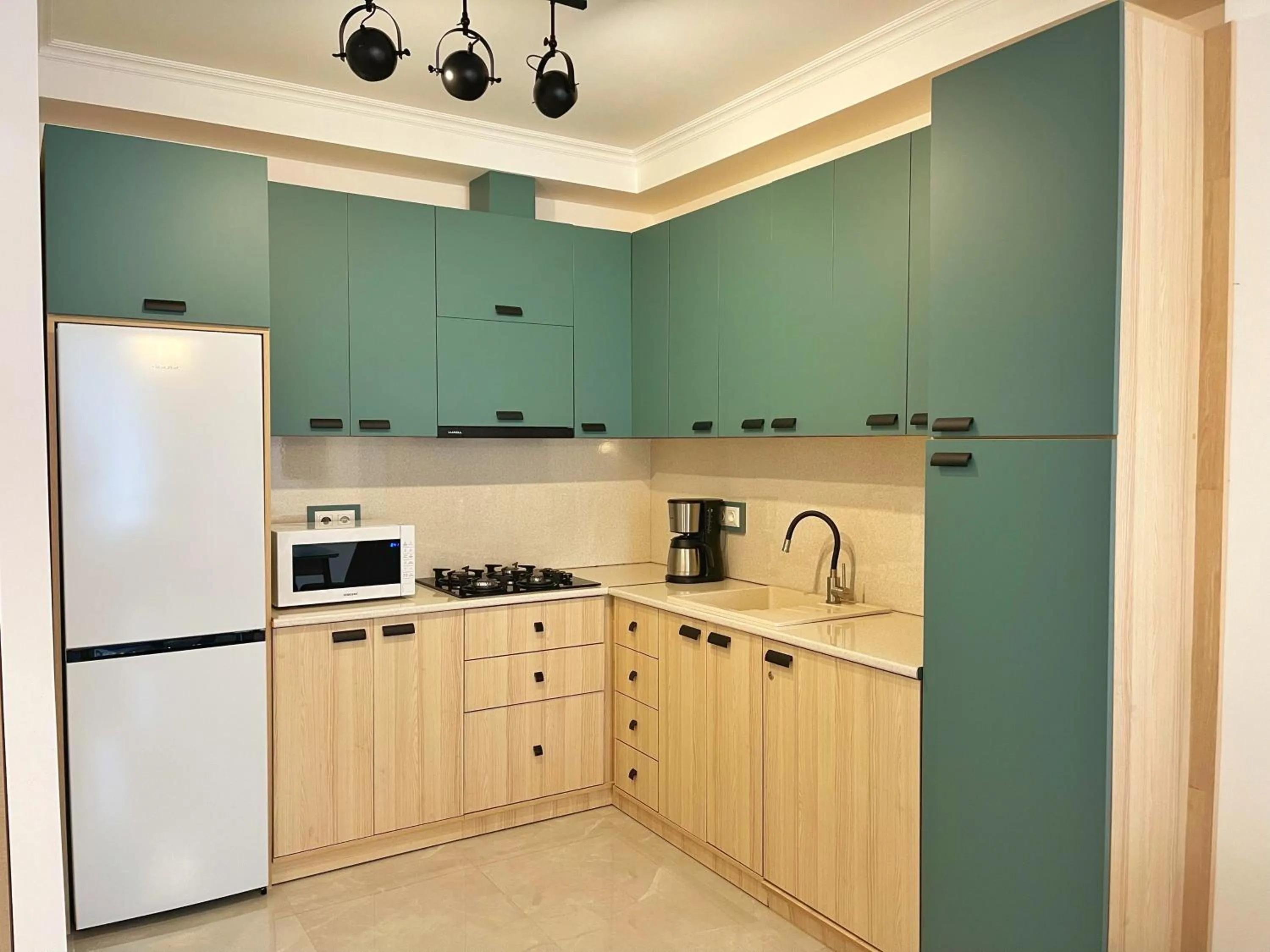 Kitchen or kitchenette in City Heart Luxury Apartment