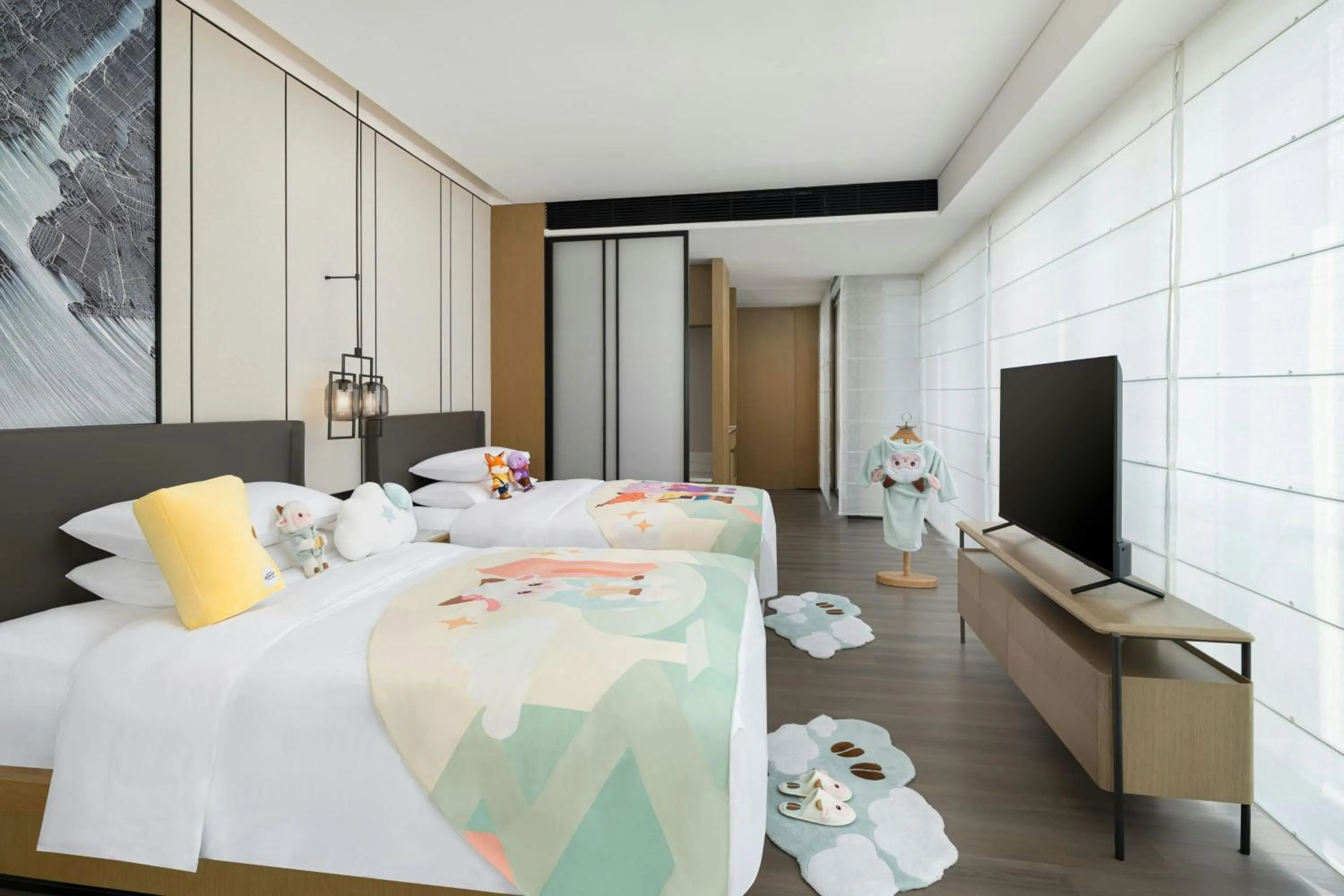 Photo of the whole room, Bed in Changzhou Marriott Hotel Jintan