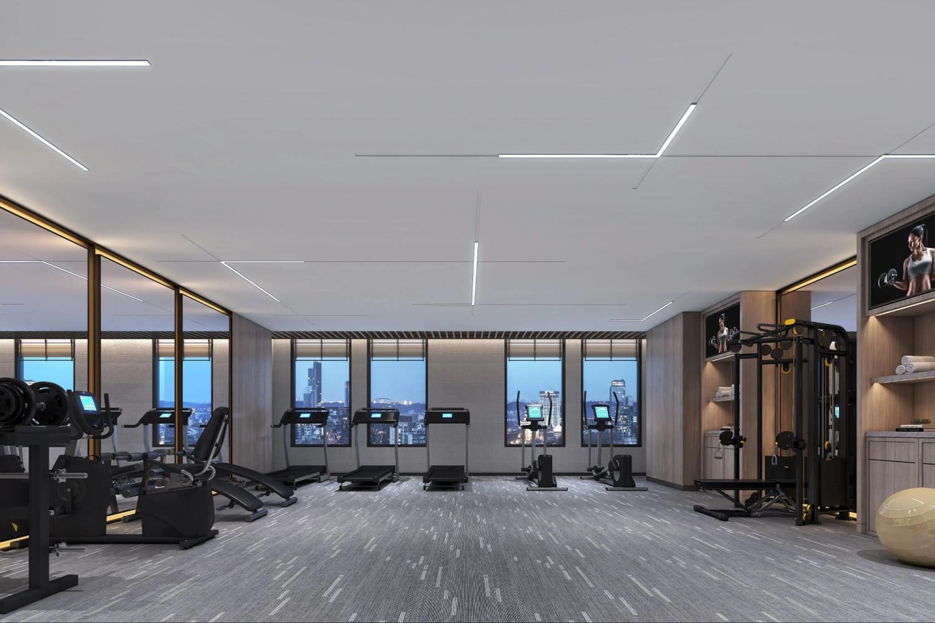 Fitness centre/facilities in Fairfield by Marriott Huai'an Downtown