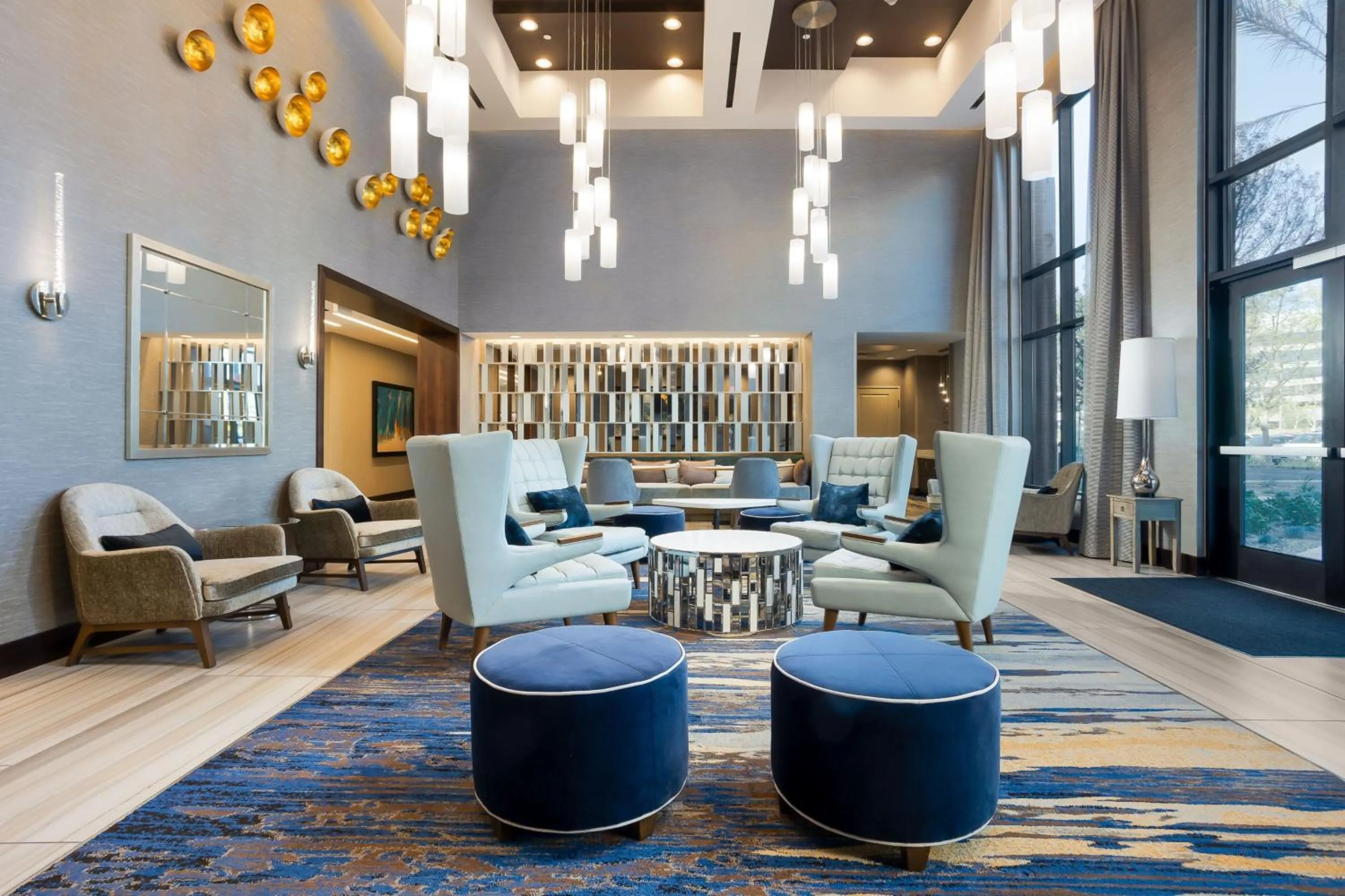 Lobby or reception in Residence Inn by Marriott Anaheim Brea