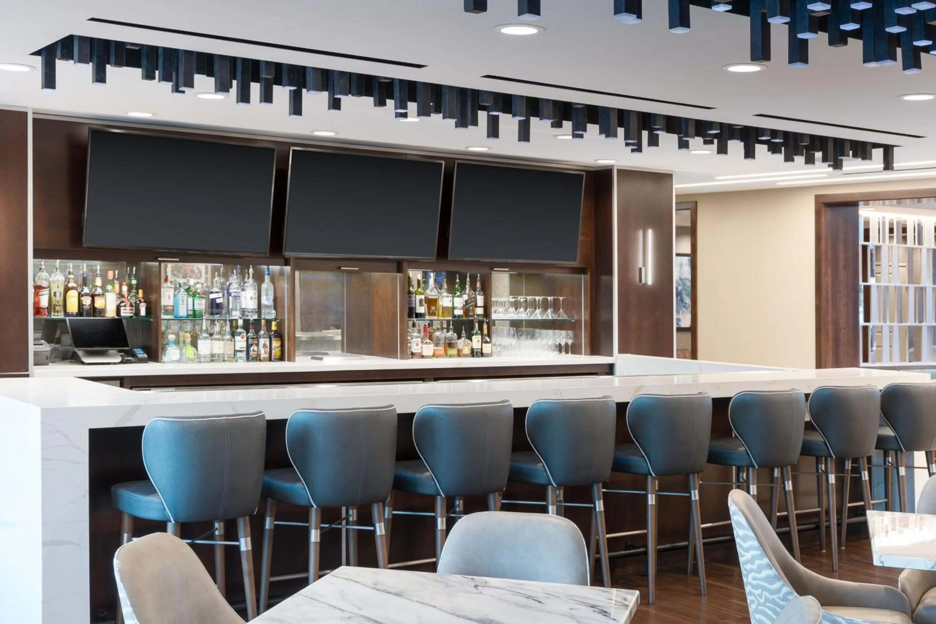 Lounge or bar in Residence Inn by Marriott Anaheim Brea
