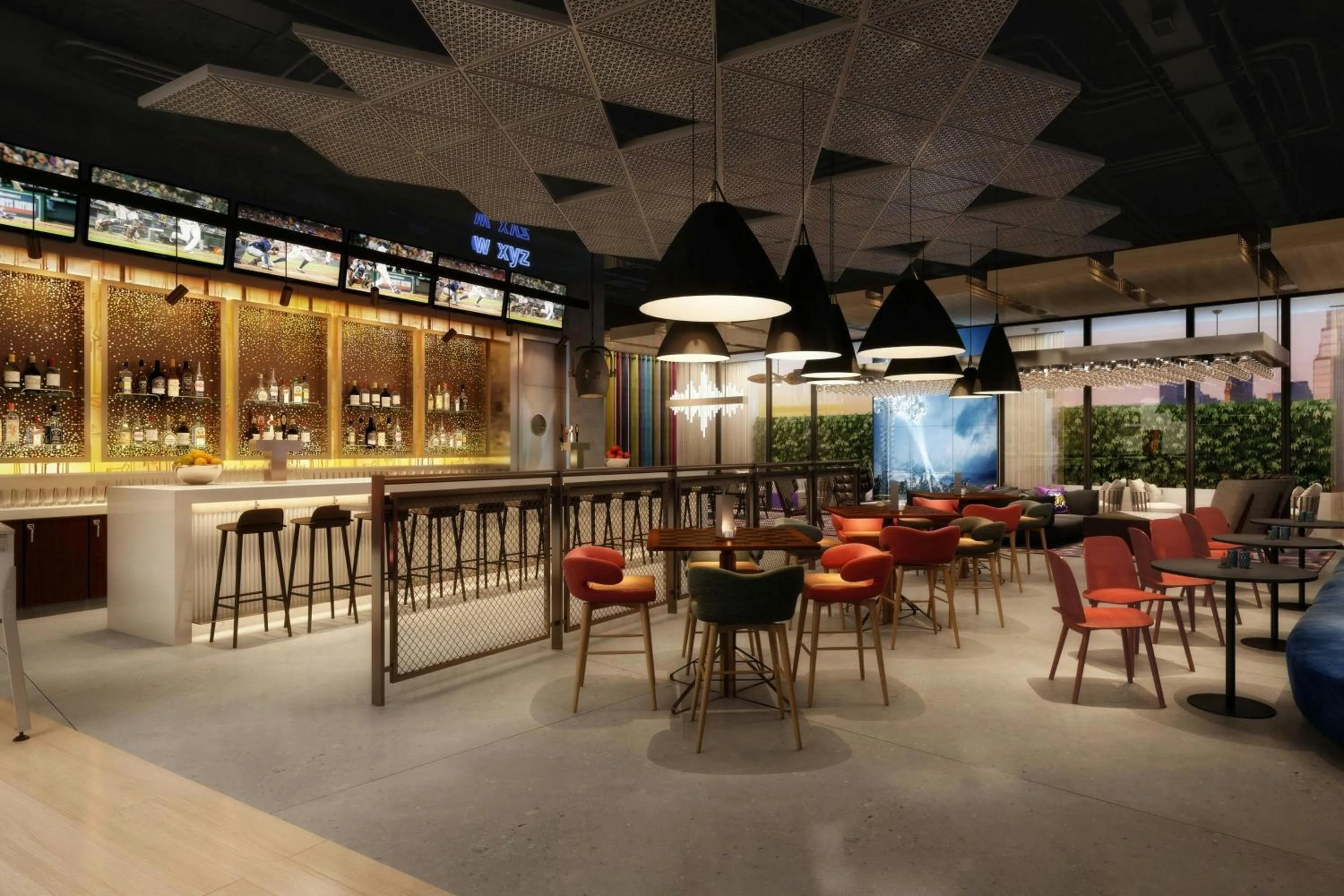 Lounge or bar in Aloft Muscat
