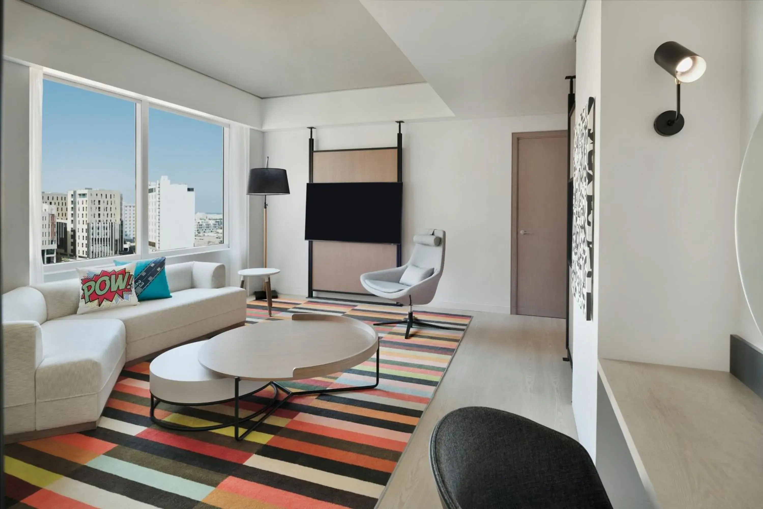 Breezy Suite, 1 Bedroom Suite, 1 King, City view, Free Shuttle Buss to OCEC & Mall of Oman in Aloft Muscat Breezy Suite, 1 Bedroom Suite, 1 King, City view, Free Shuttle Buss to OCEC & Mall of Oman in Aloft Muscat