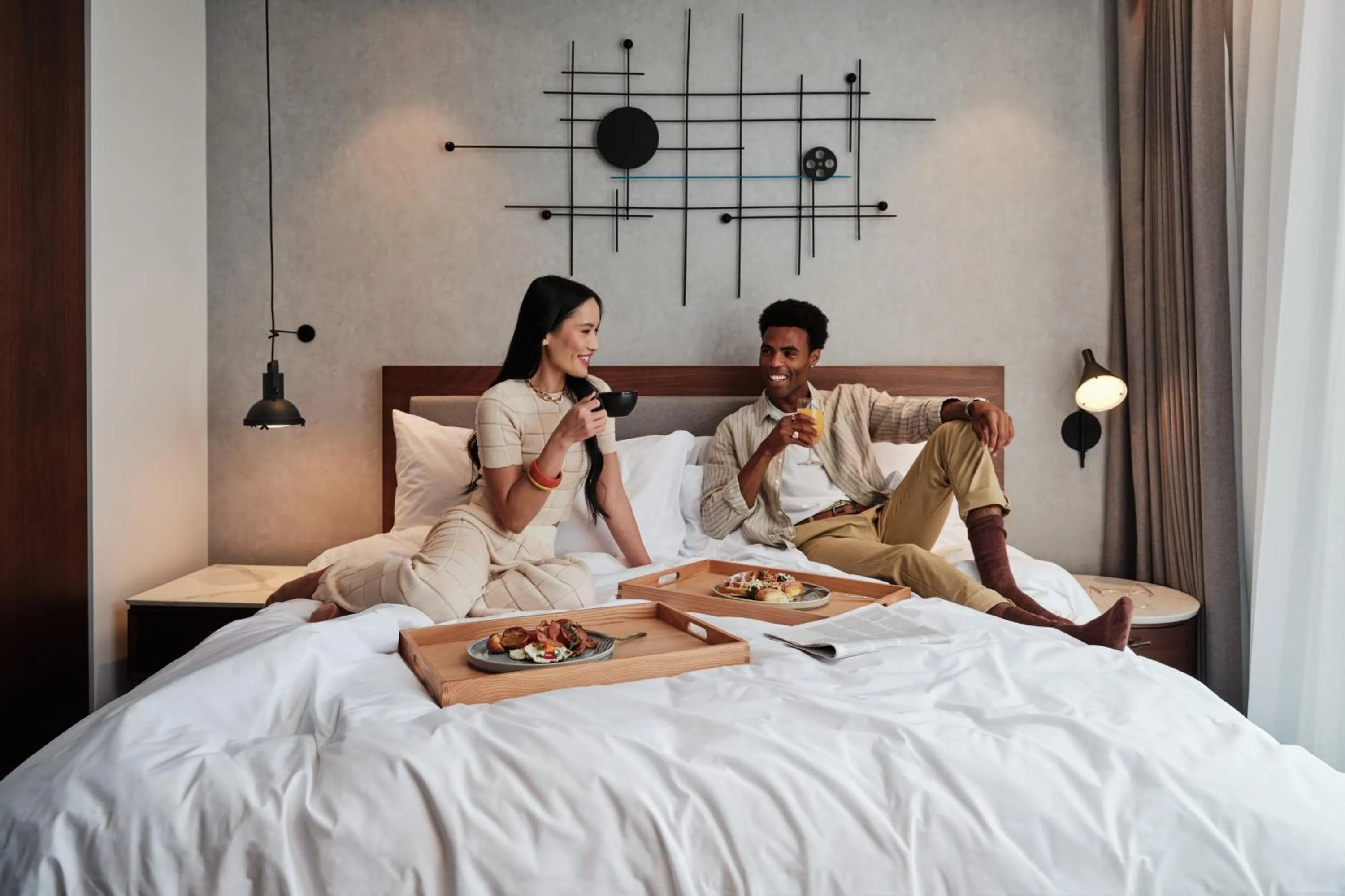 Bedroom, Bed in Le Meridien Melbourne