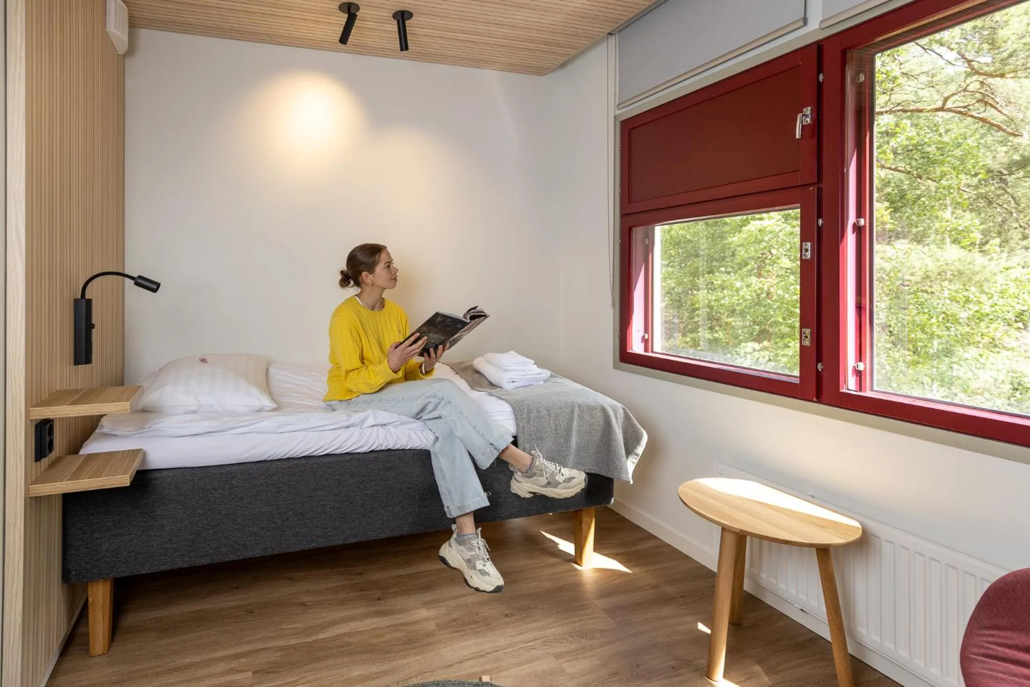 Bedroom, Bed in Hotel Linnasmäki