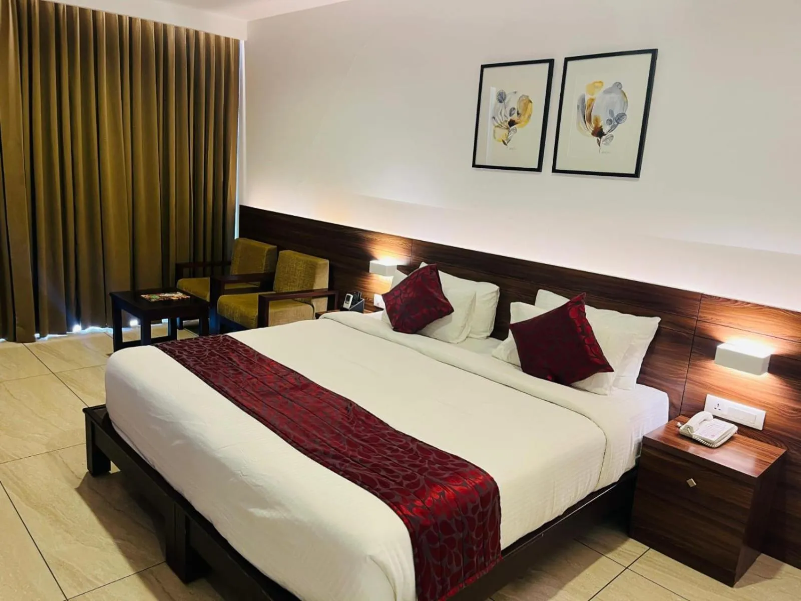 Bed in WILD AVENUE RESORT & SPA