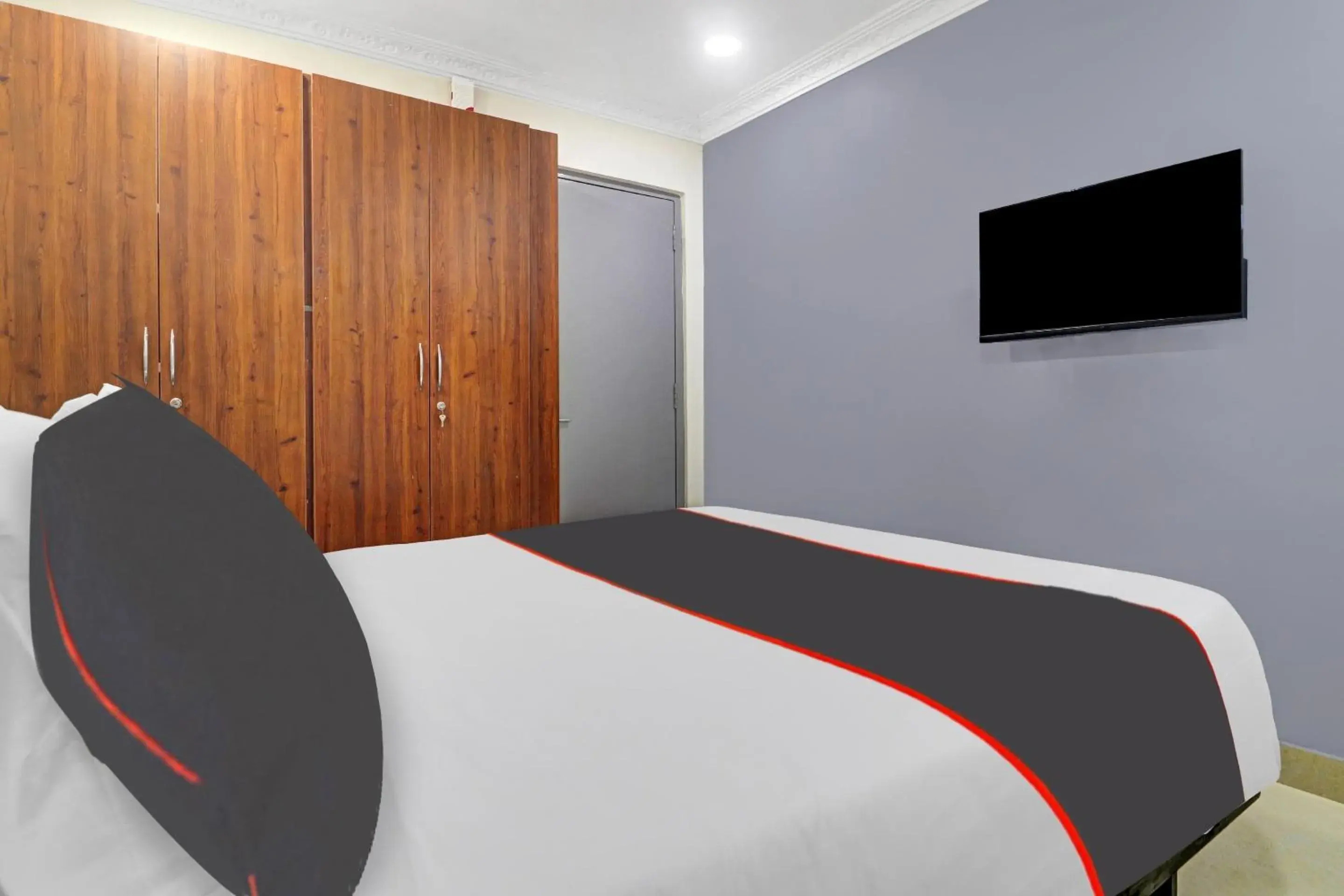 Bedroom, Bed in Collection O Sahasra Near Kondapur Bedroom, Bed in Collection O Sahasra Near Kondapur