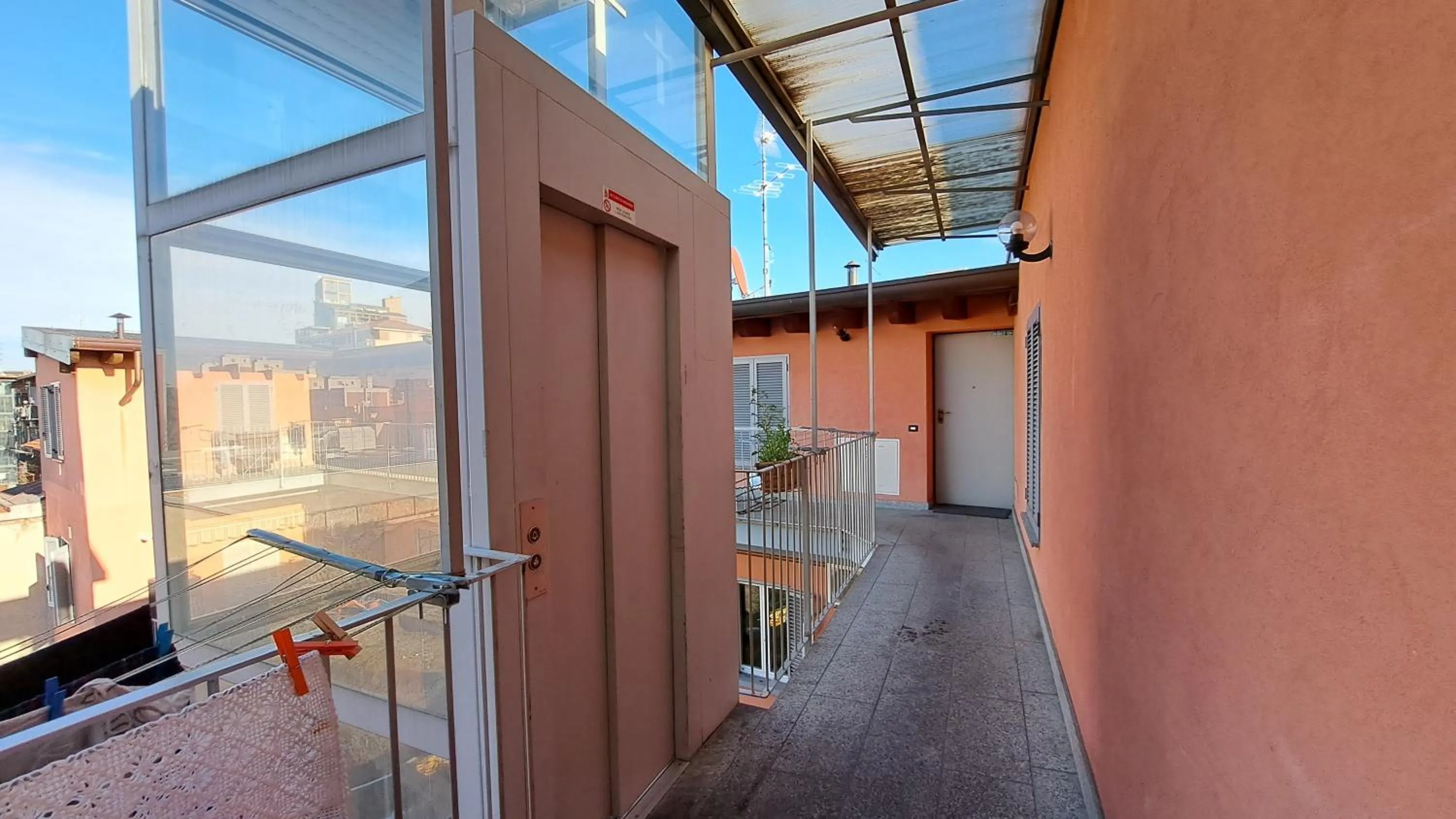 Balcony/Terrace in Gorla Skyline - Top Floor Apartment