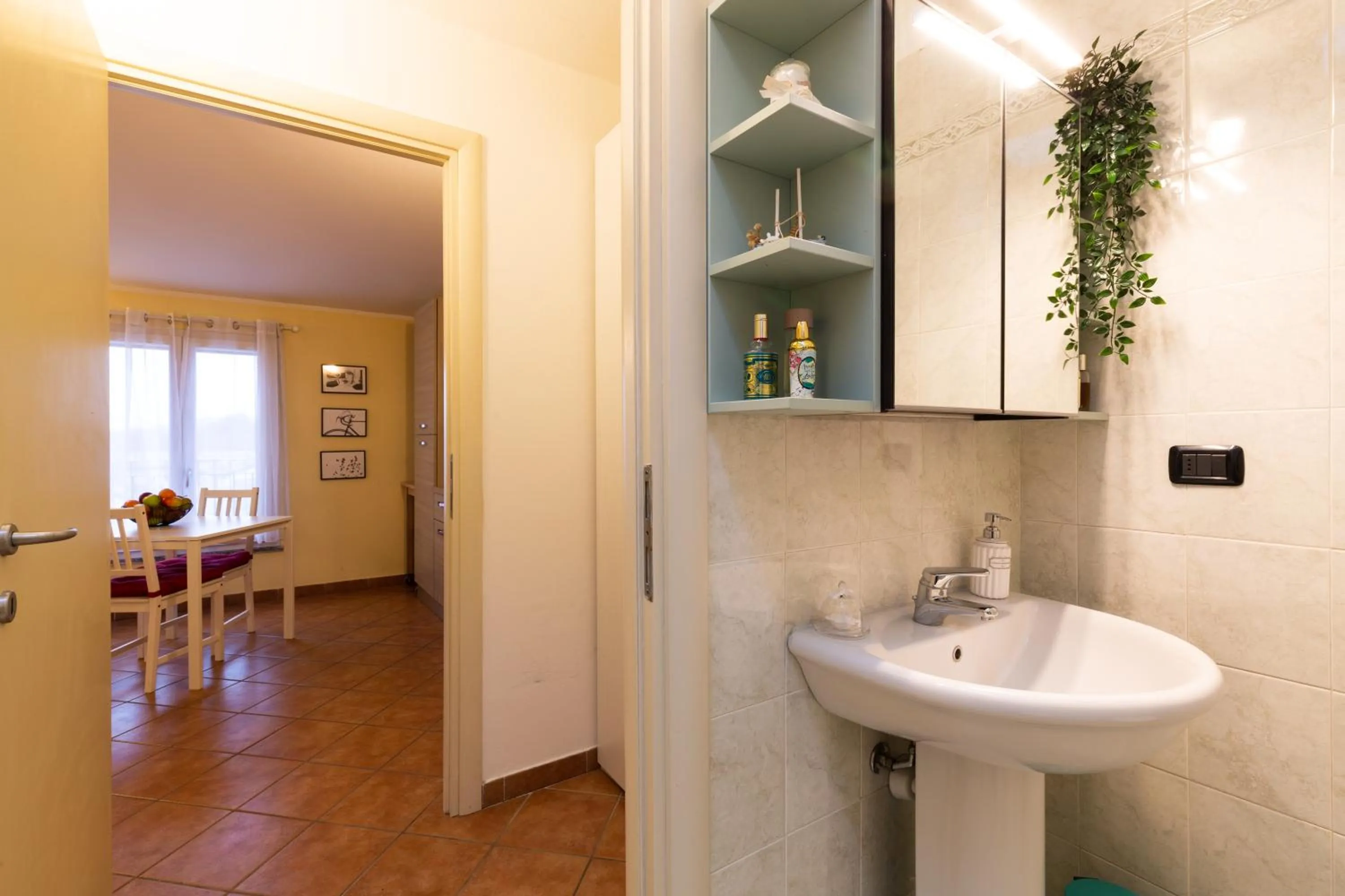 Bathroom in Gorla Skyline - Top Floor Apartment