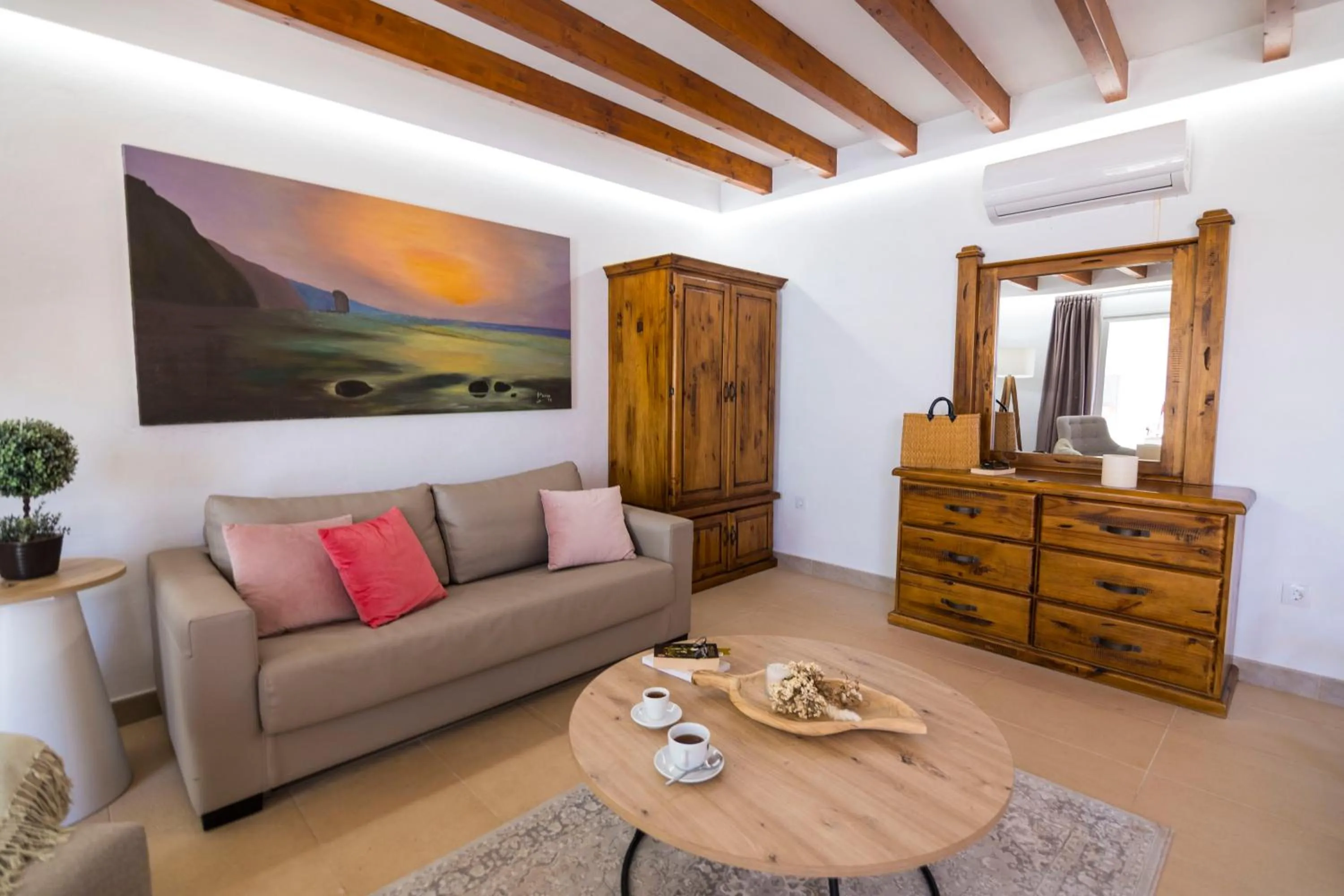 Living room in Hotel Rural Rosario Martin