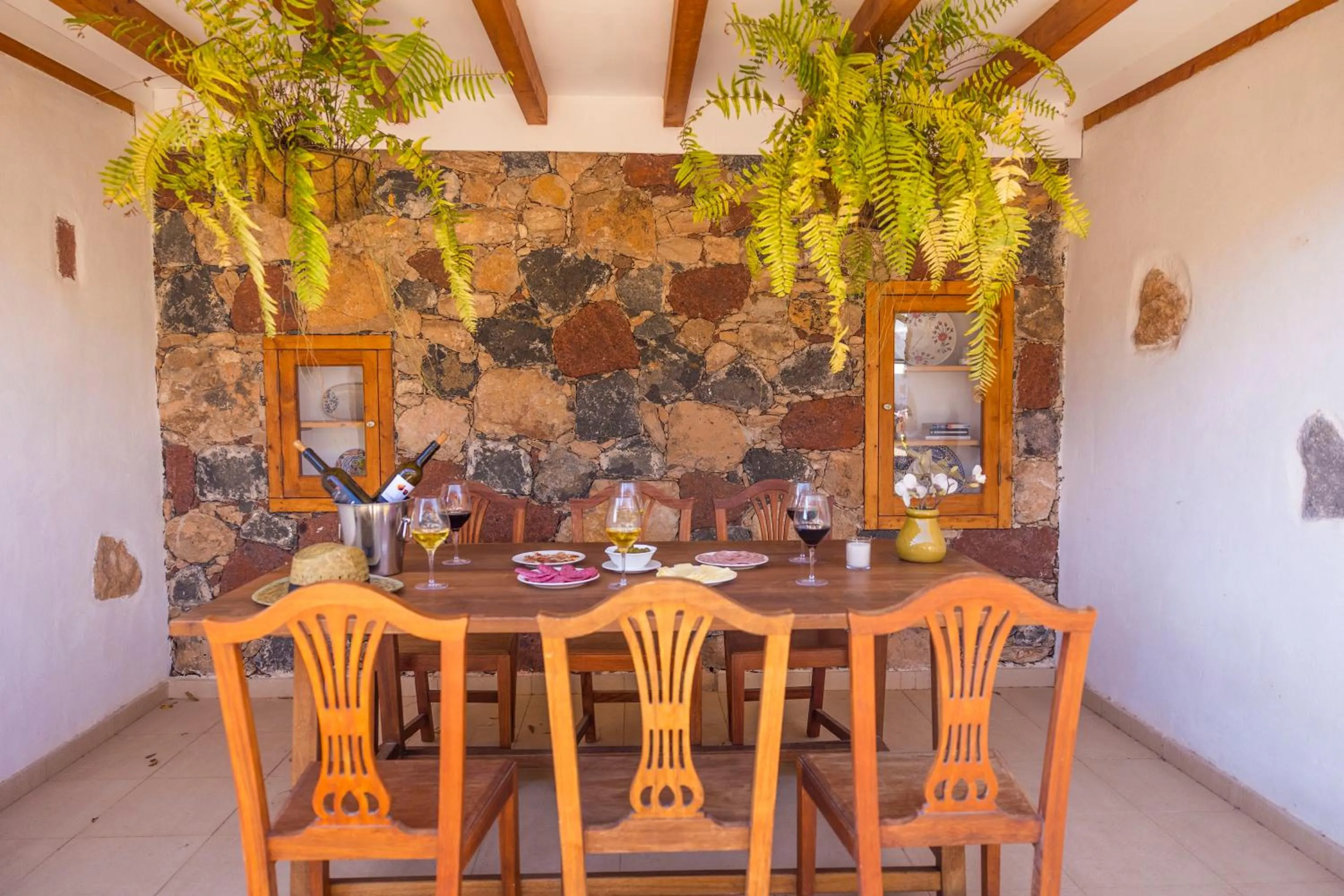 Patio in Hotel Rural Rosario Martin