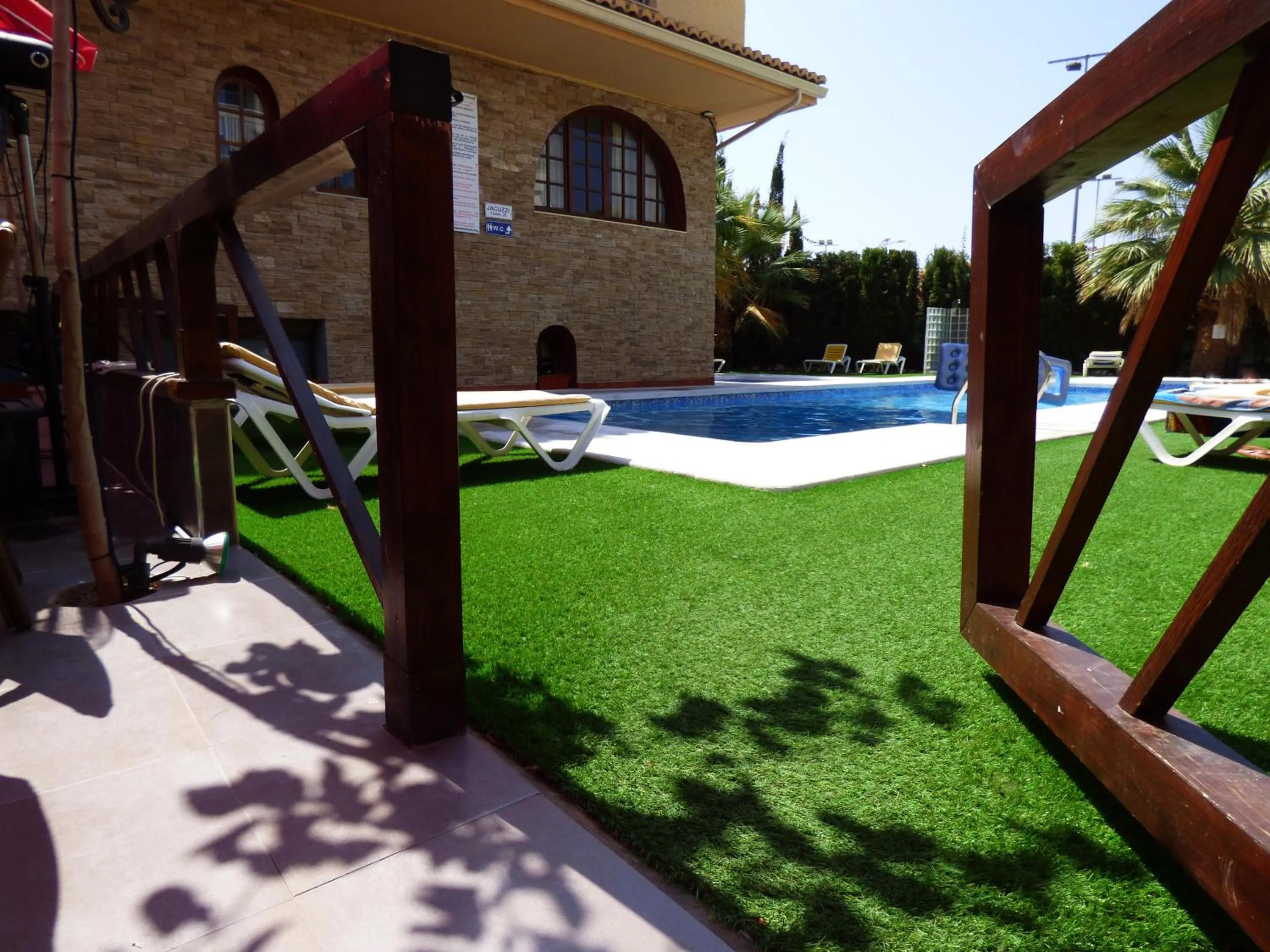 Swimming pool in Hostal Mont Royal