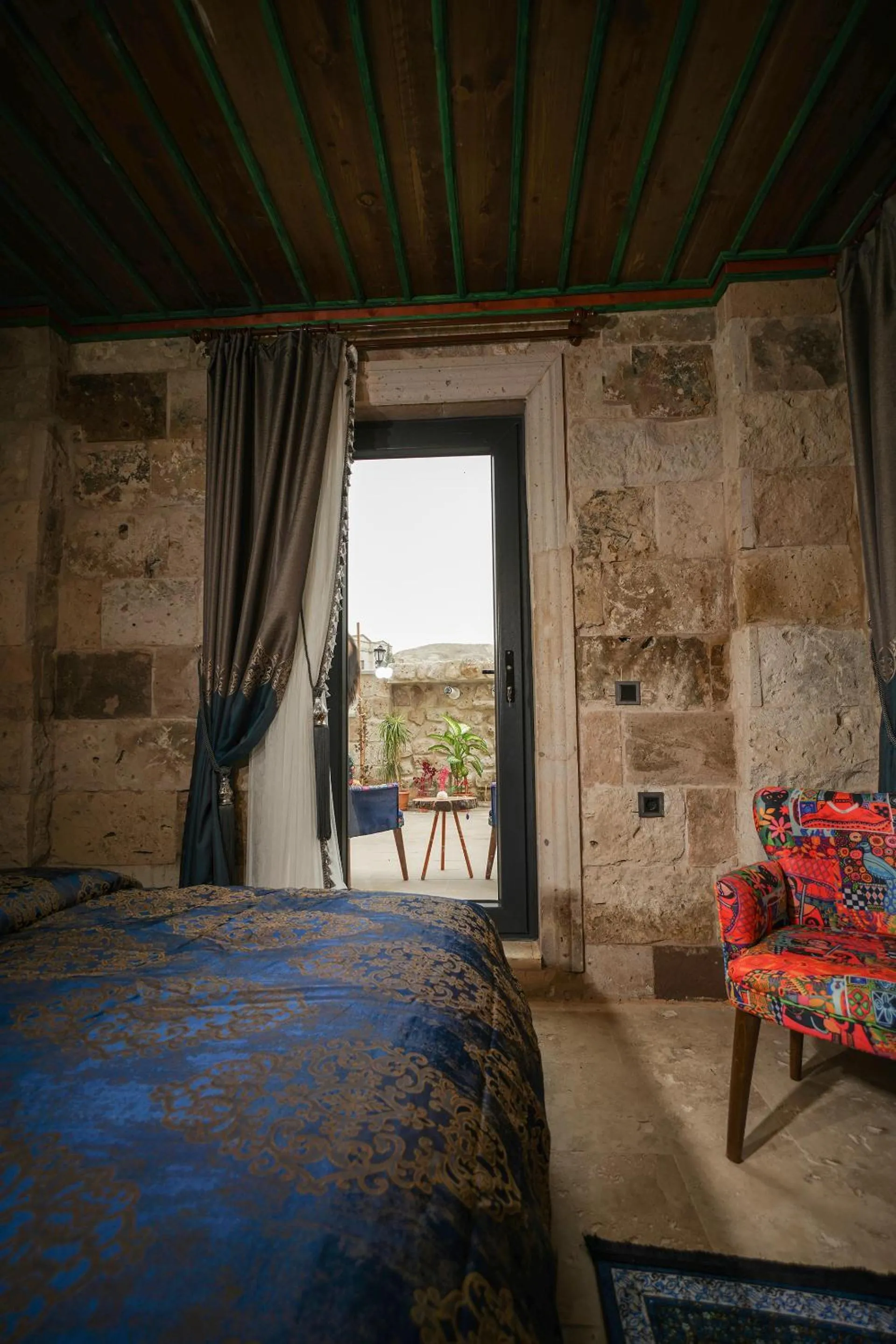 Bed in Serene Premium Stone House