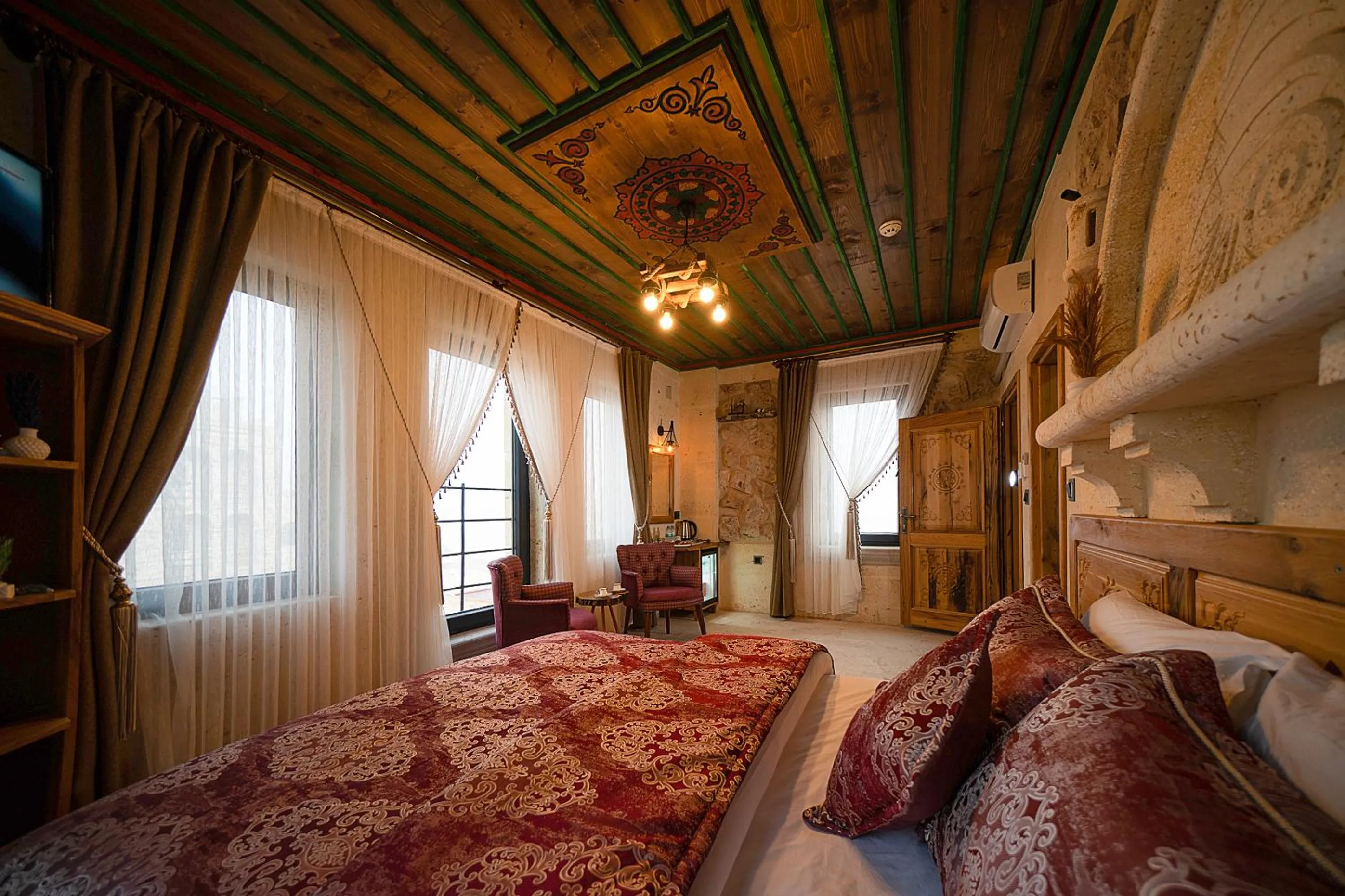 Bed in Serene Premium Stone House