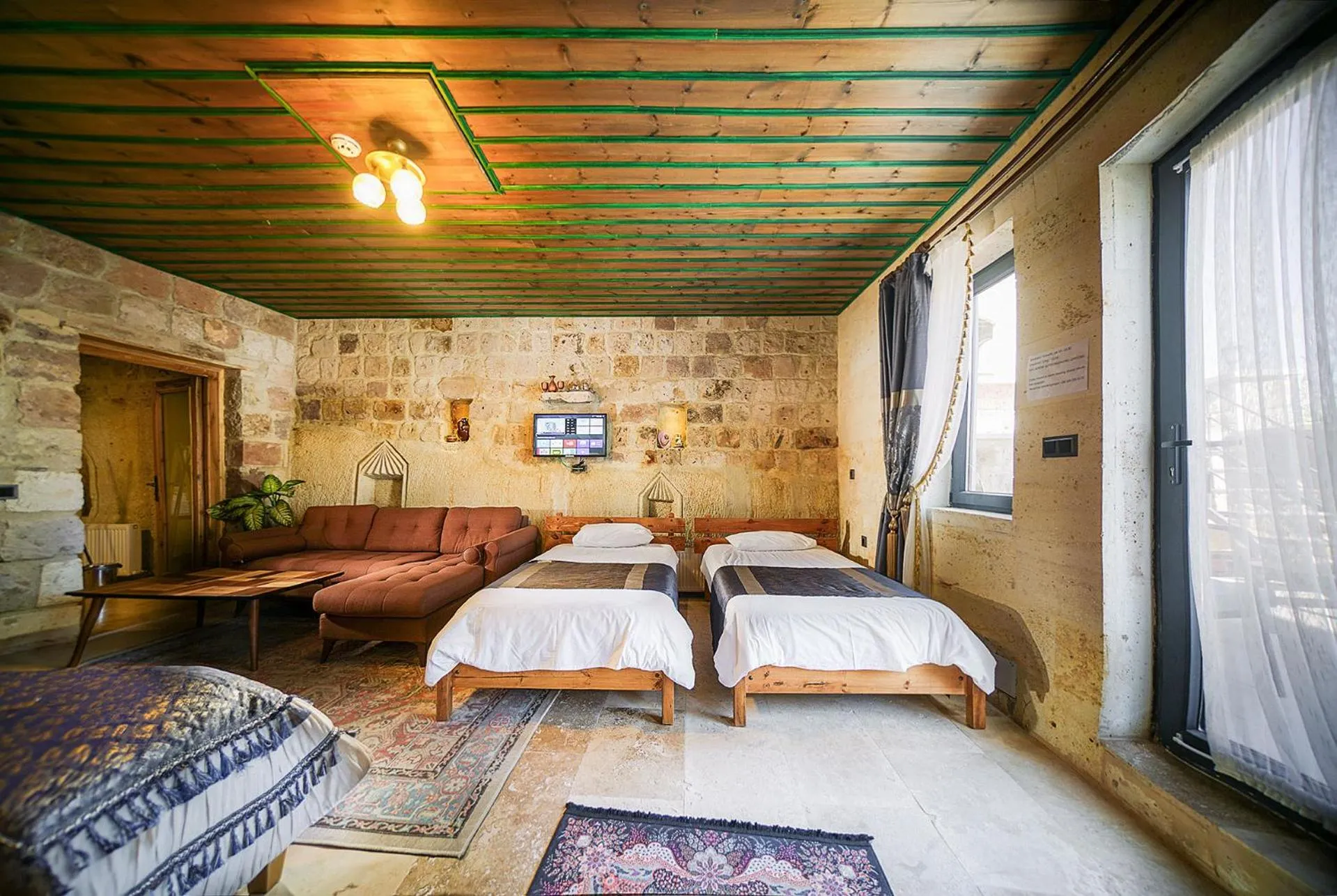 Bed in Serene Premium Stone House