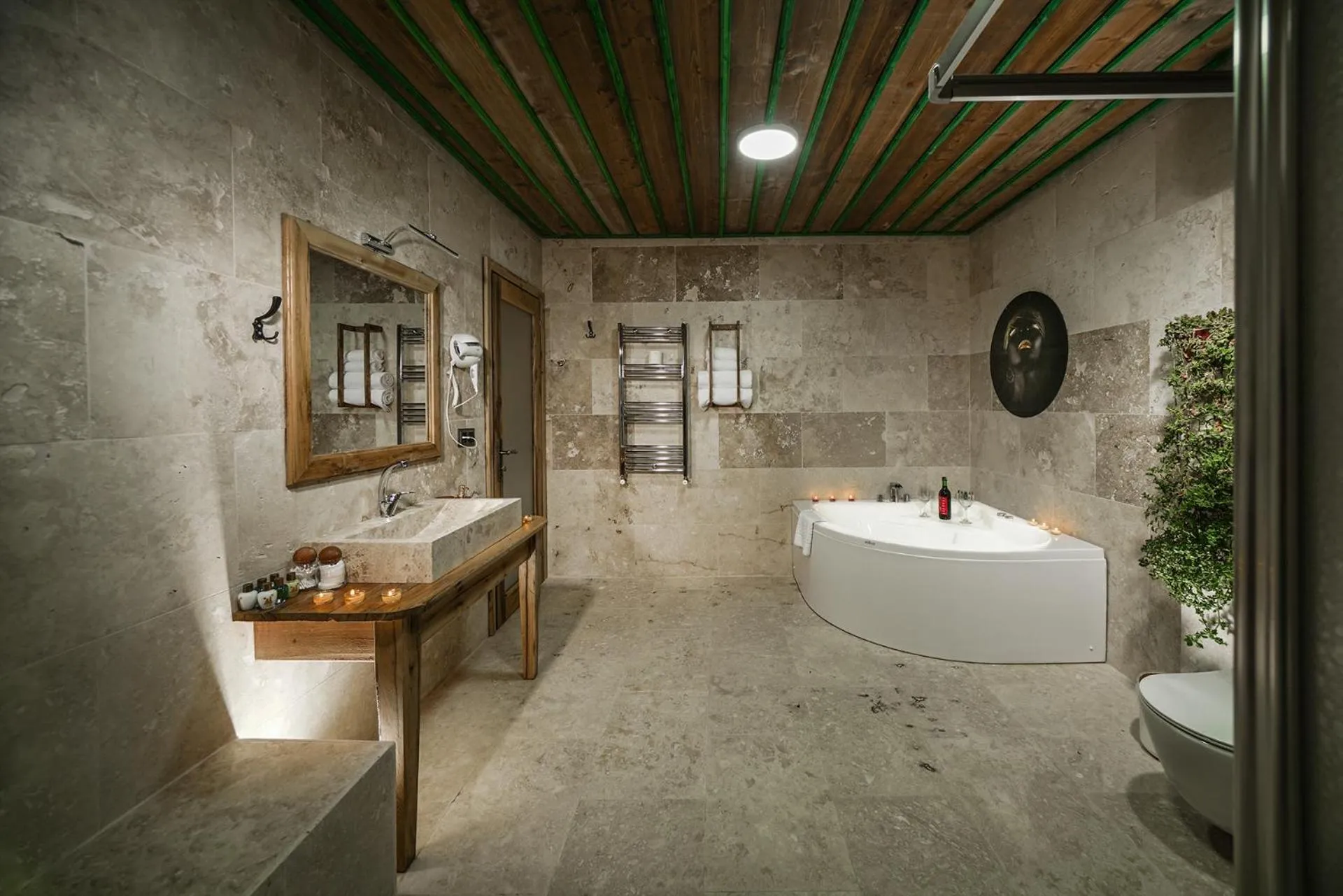 Bathroom in Serene Premium Stone House