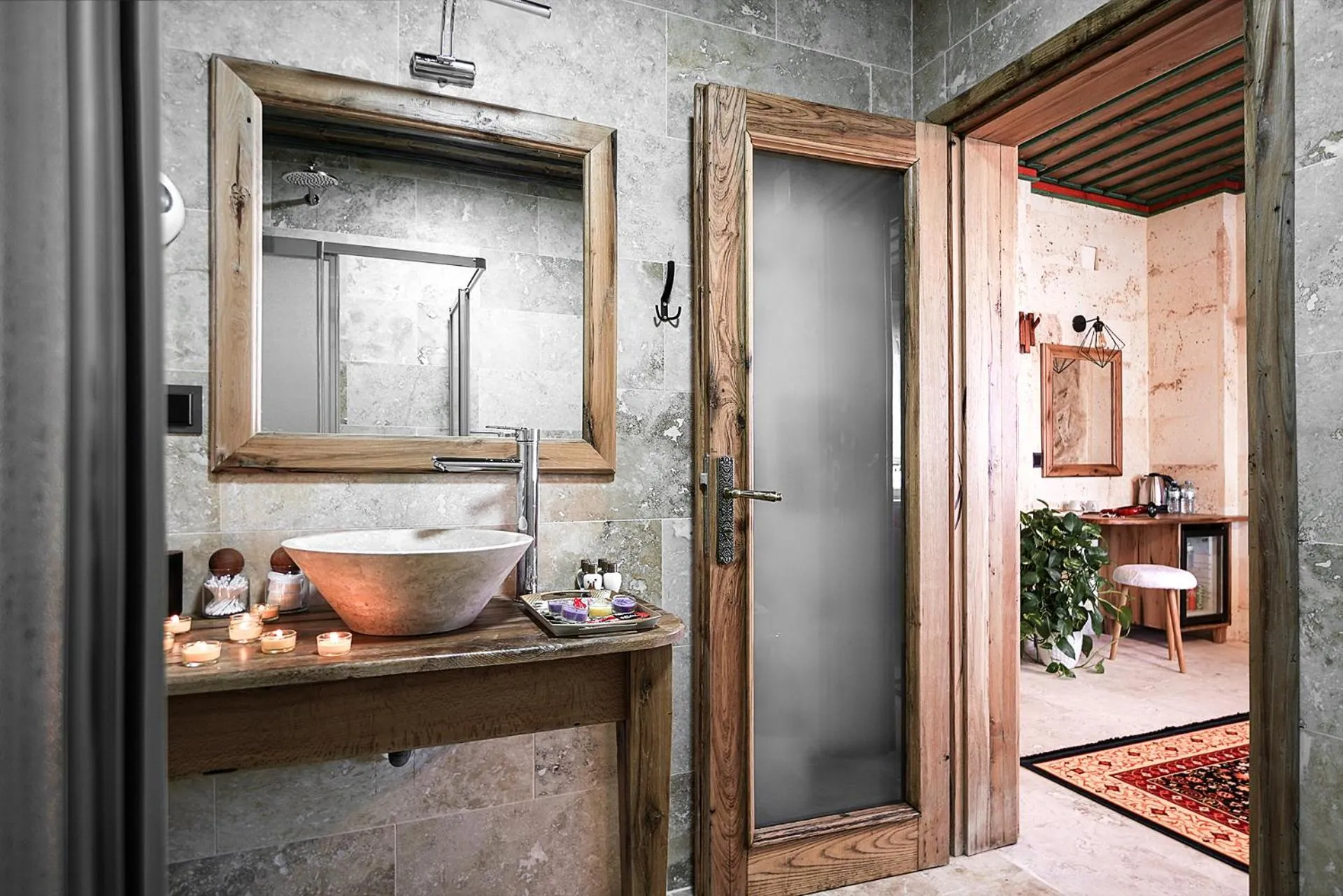 Bathroom in Serene Premium Stone House