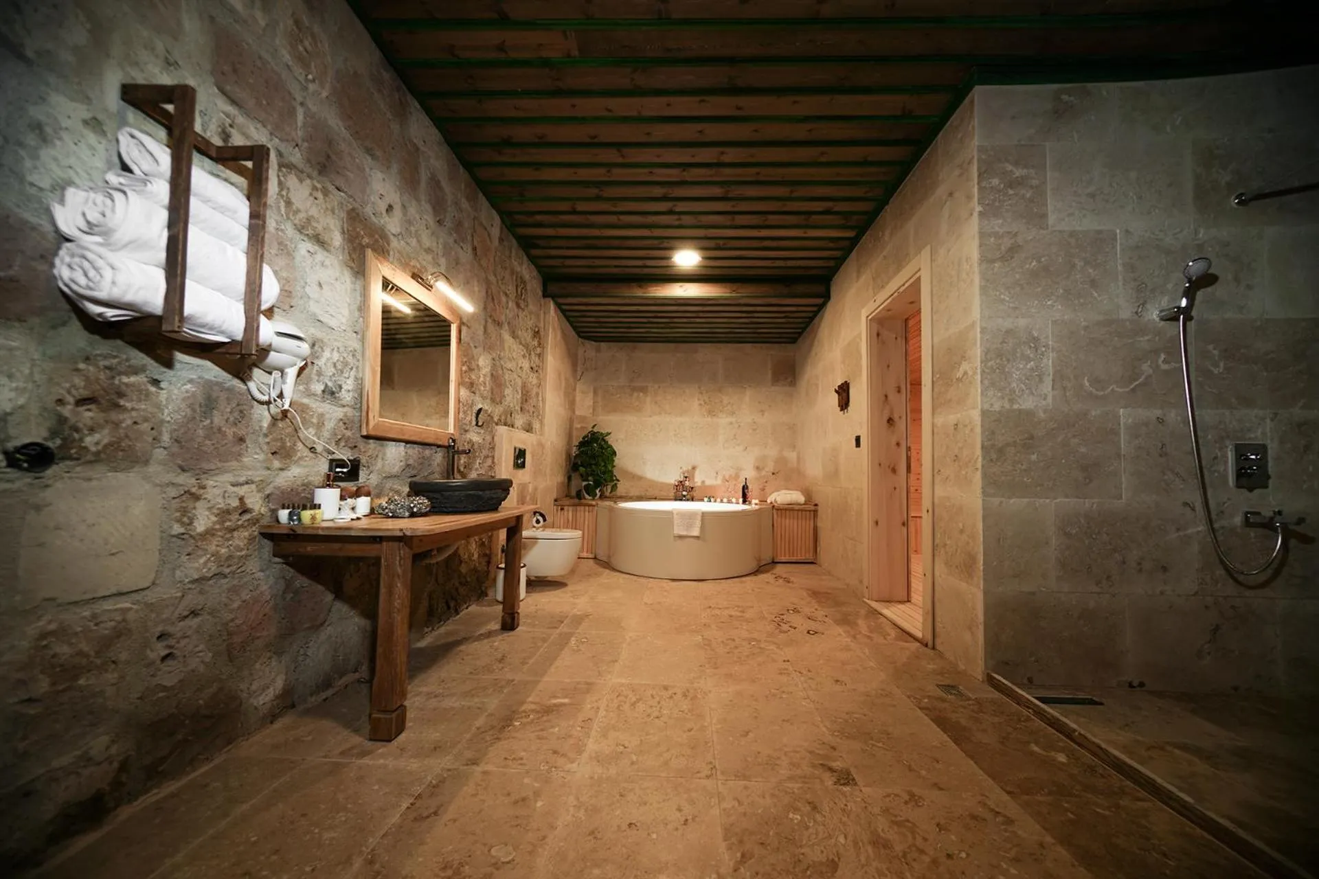 Bathroom in Serene Premium Stone House
