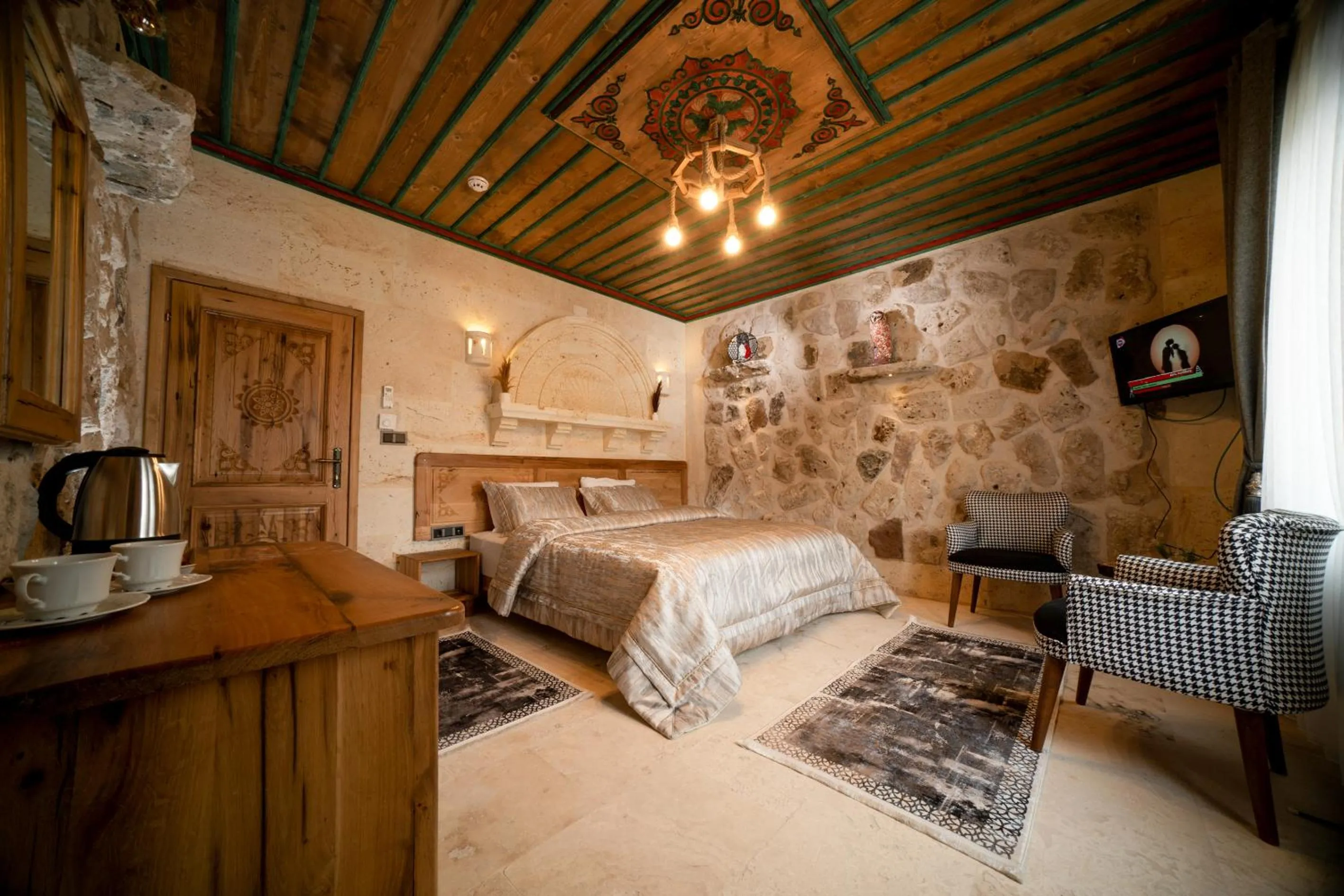 Bed in Serene Premium Stone House