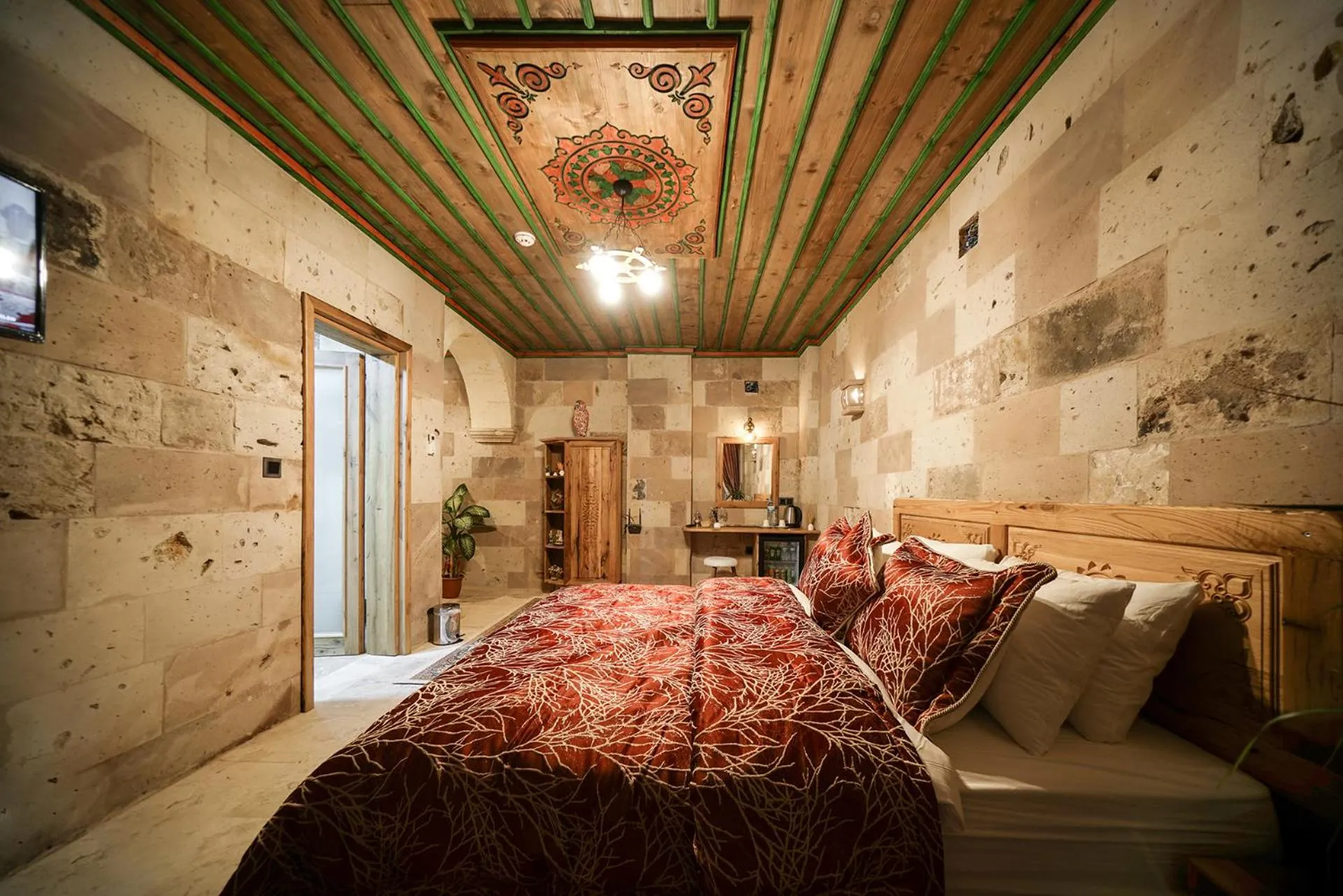 Bed in Serene Premium Stone House