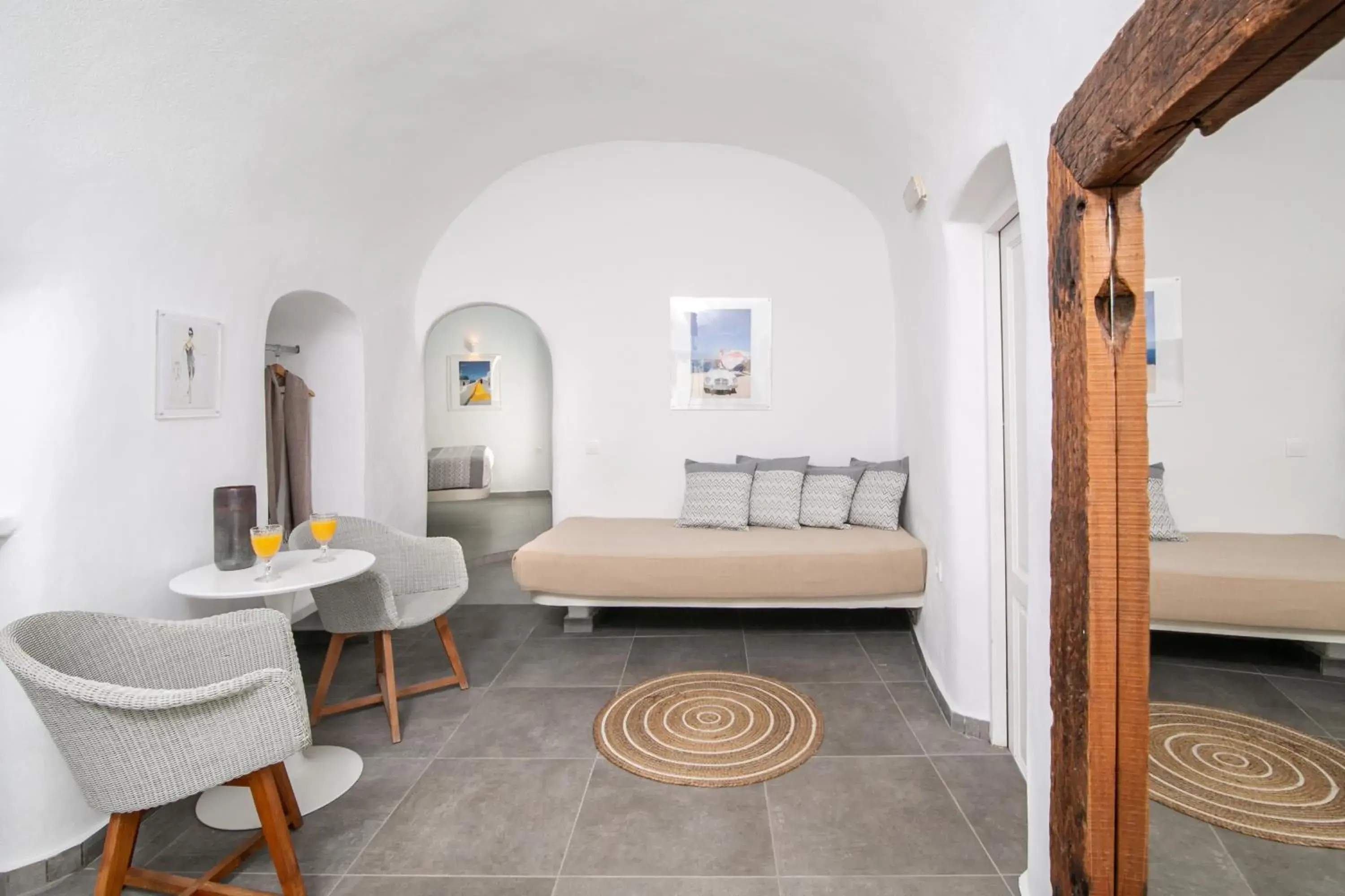 Seating area, Bed in Vogue Suites Seating area, Bed in Vogue Suites