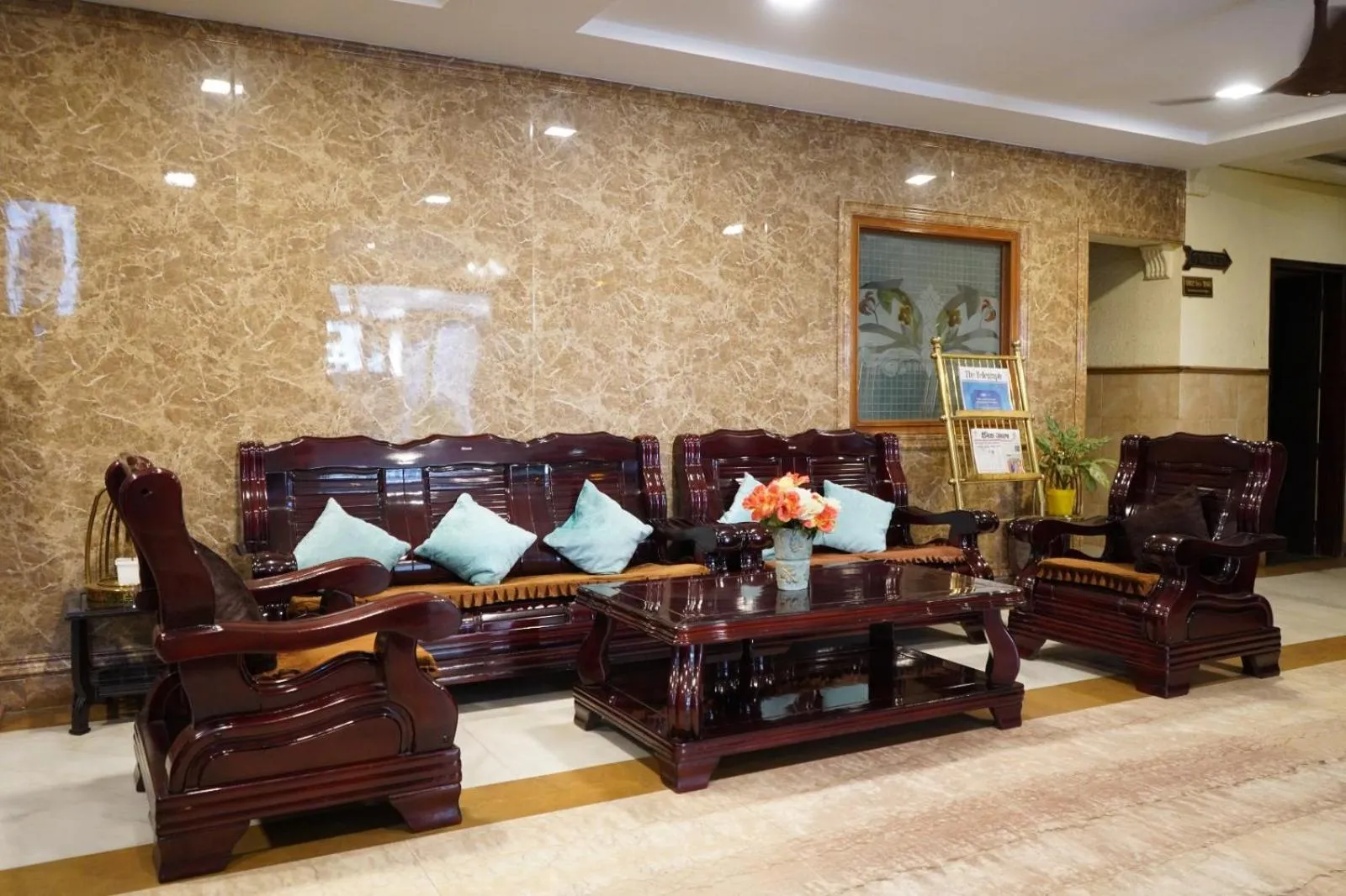 Seating area in Hotel Tourist Inn By Sagar