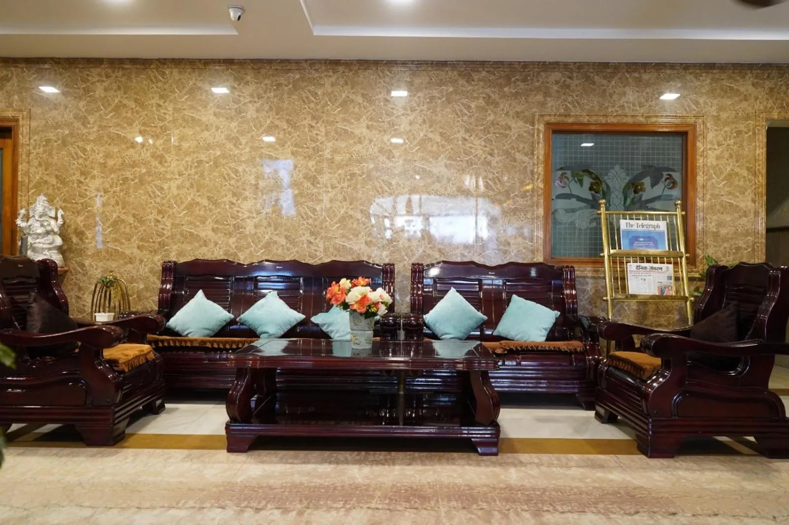 Seating area in Hotel Tourist Inn By Sagar