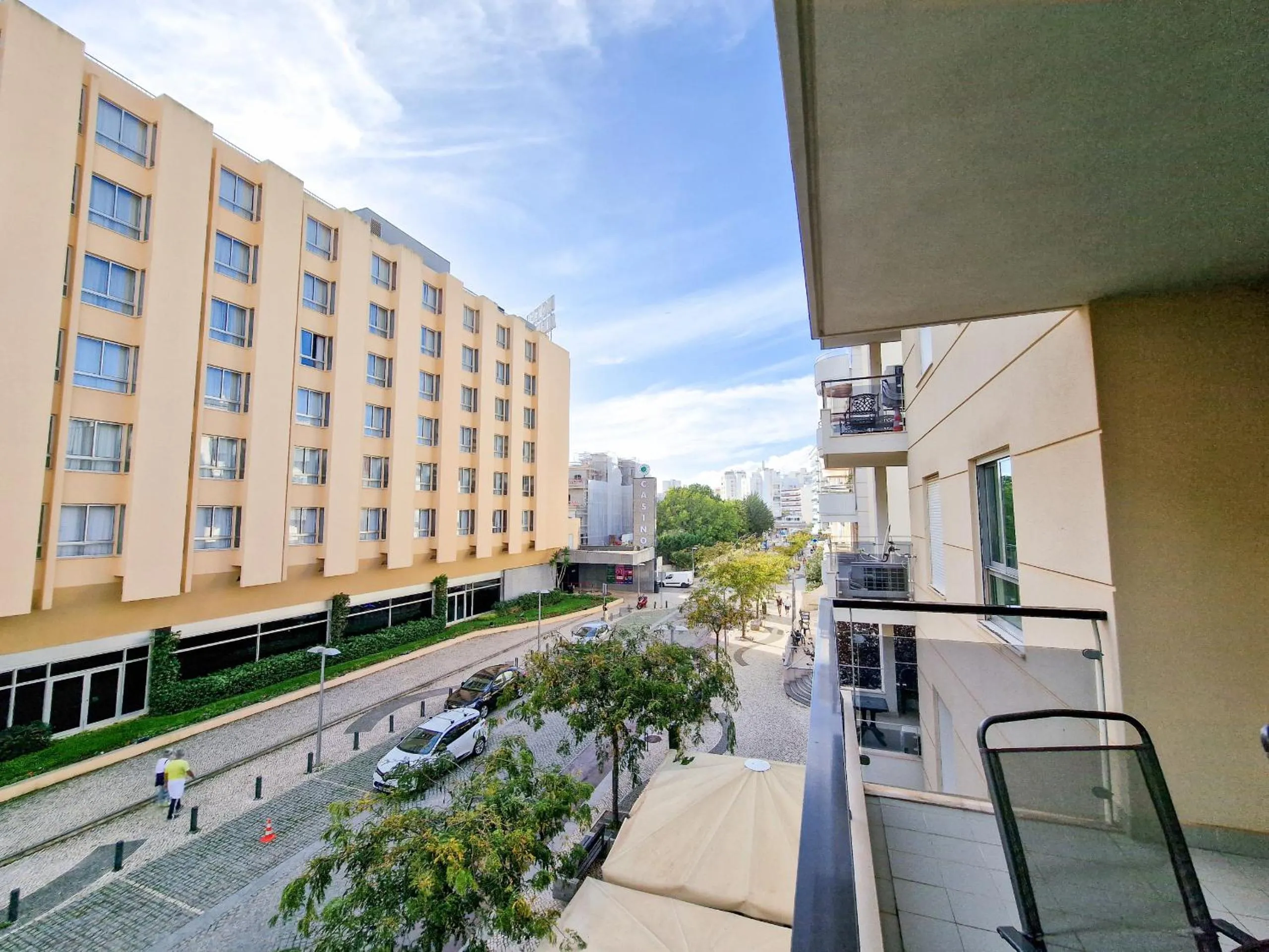 Balcony/Terrace in Apartment Rocha Oceano Azul Charming