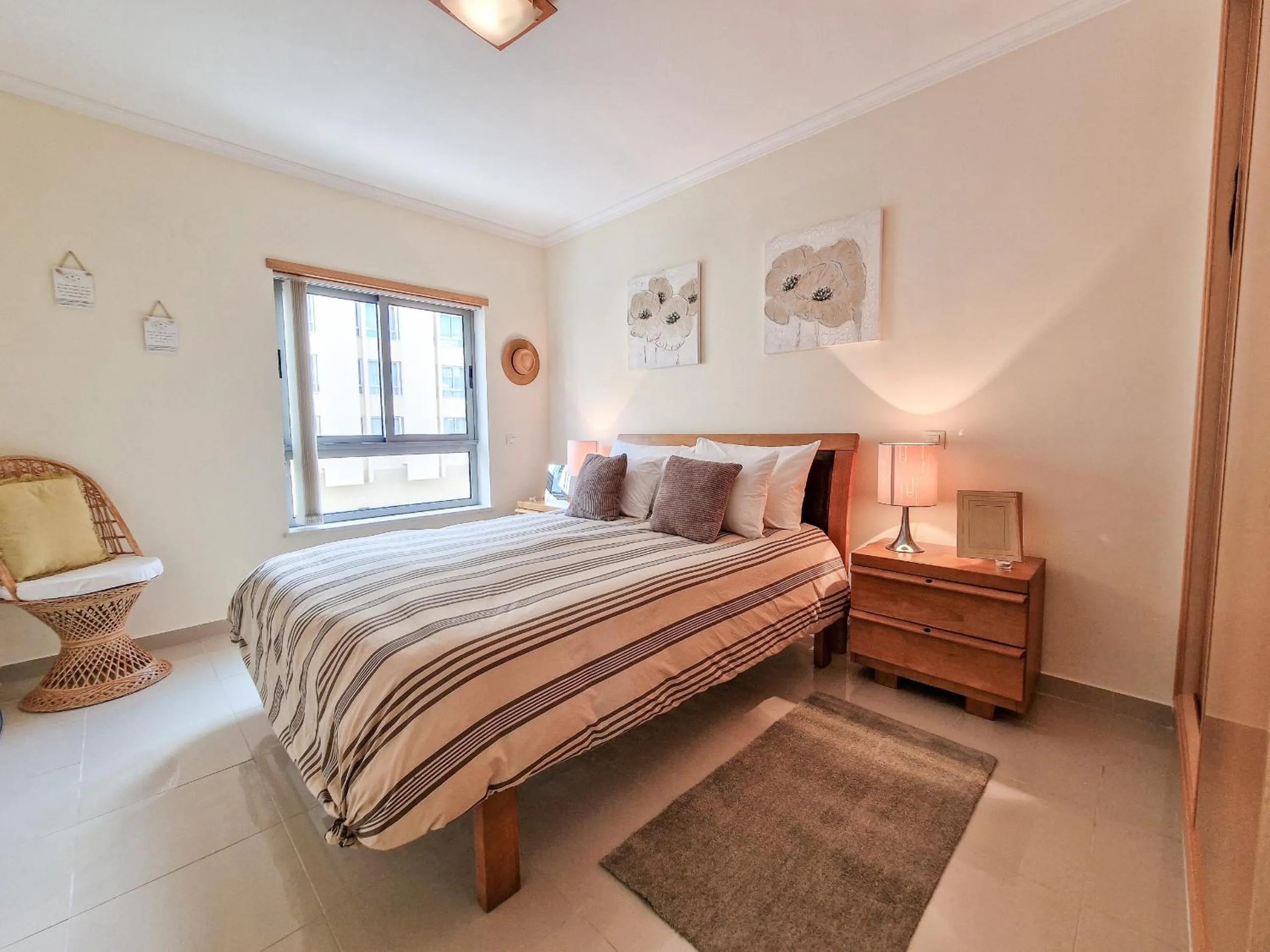 Bed in Apartment Rocha Oceano Azul Charming