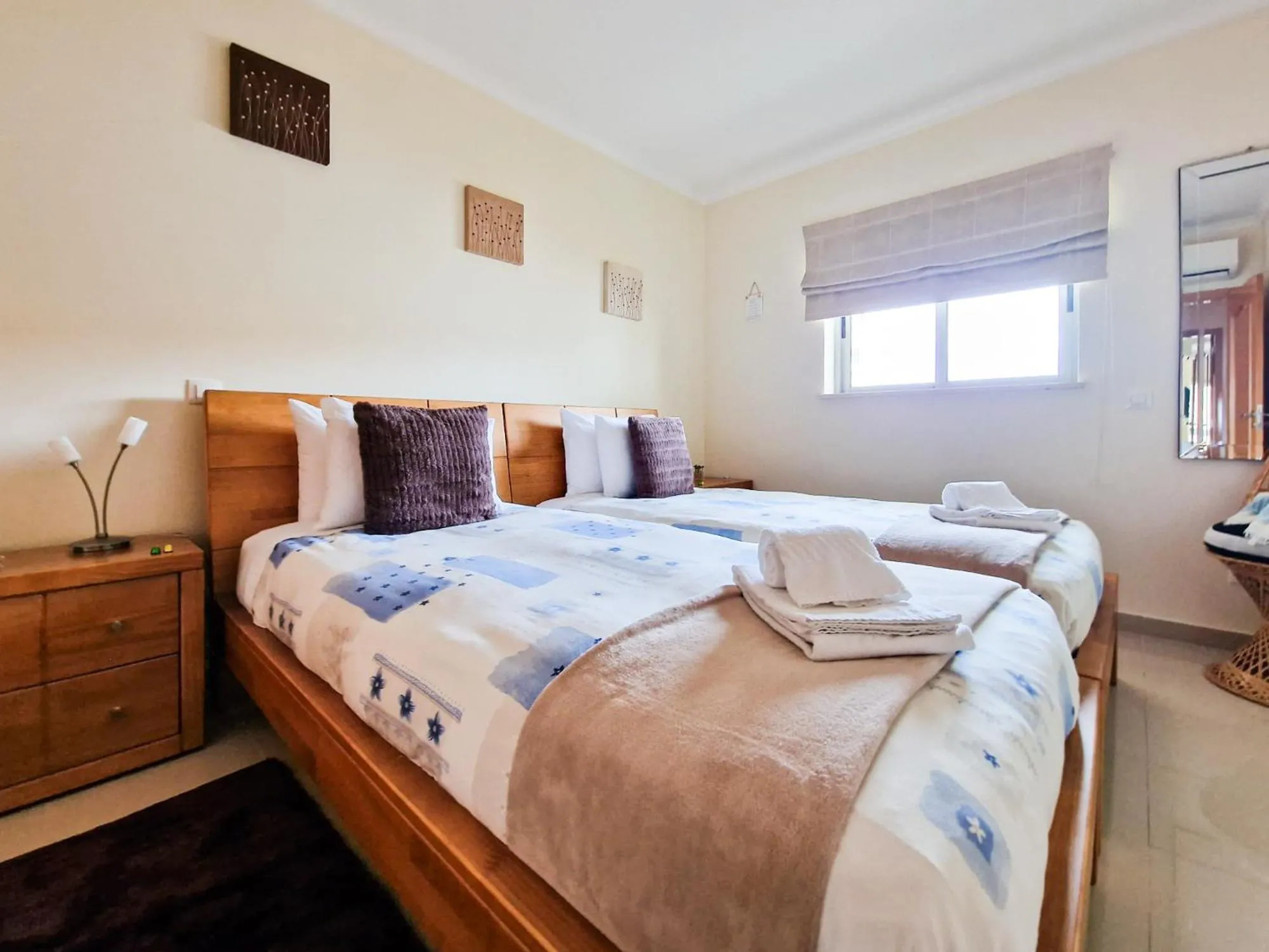 Bed in Apartment Rocha Oceano Azul Charming