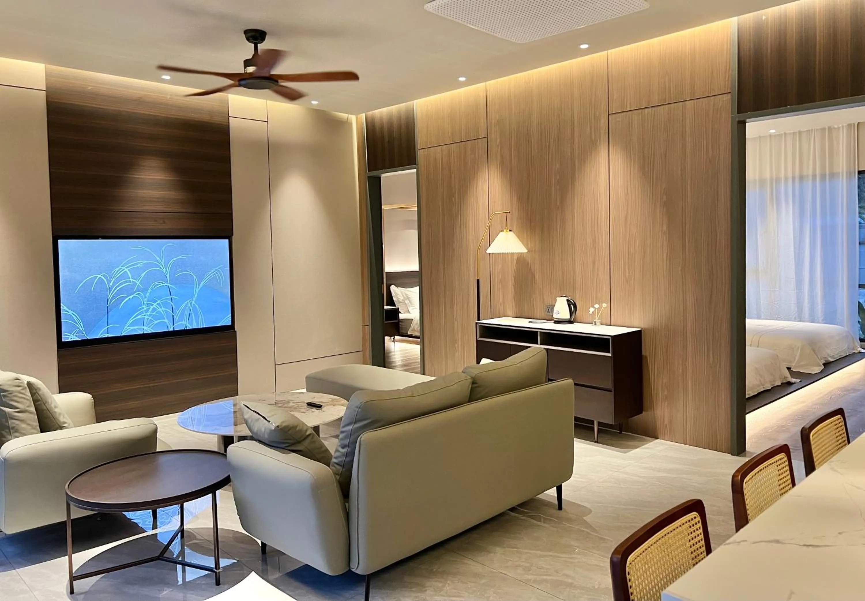 TV and multimedia in Looma Private Pool Villas