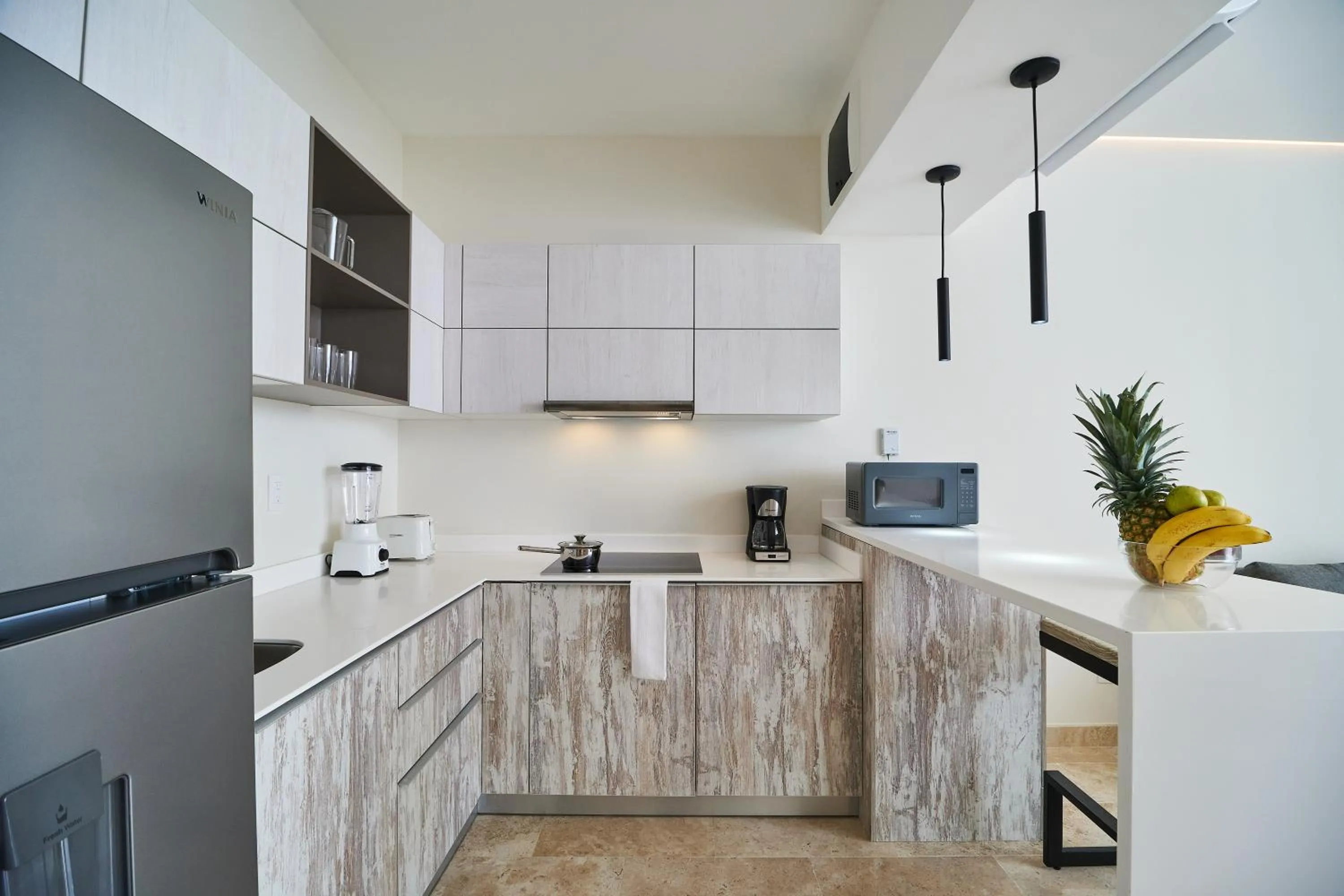 Kitchen or kitchenette in Best Penthouse with Private Pool in Aldea Zama