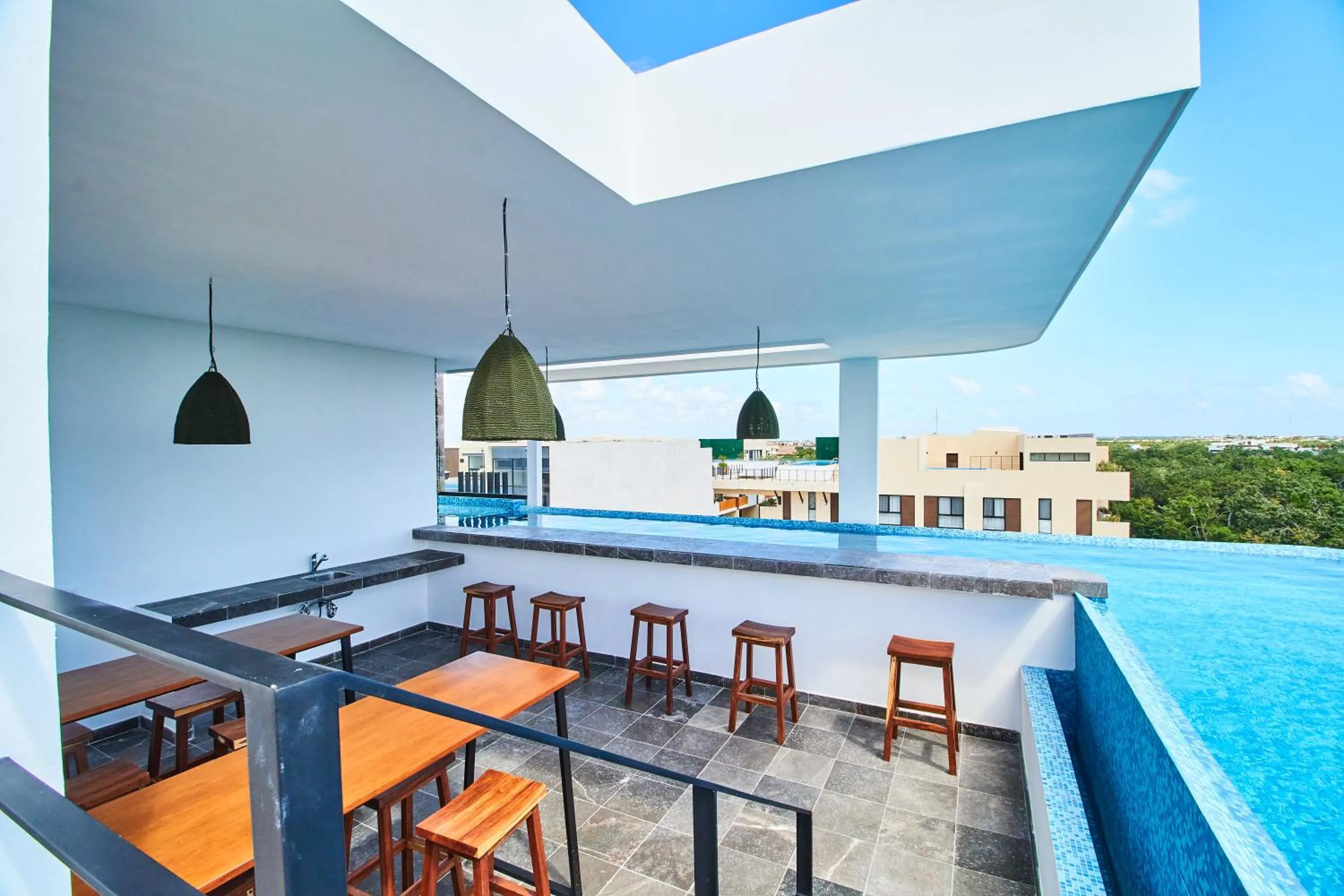 Swimming pool in Best Penthouse with Private Pool in Aldea Zama