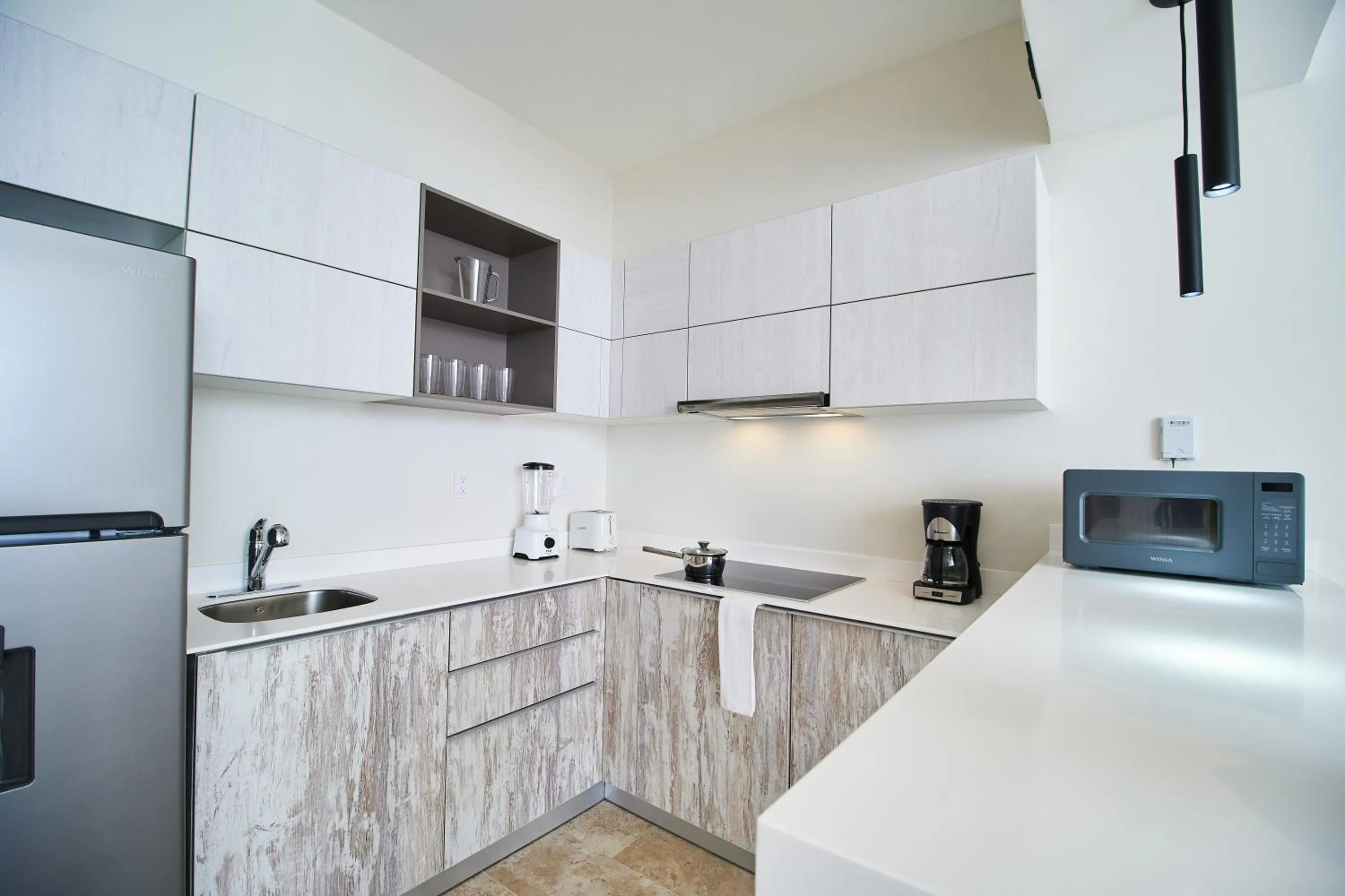 Kitchen or kitchenette in Best Penthouse with Private Pool in Aldea Zama