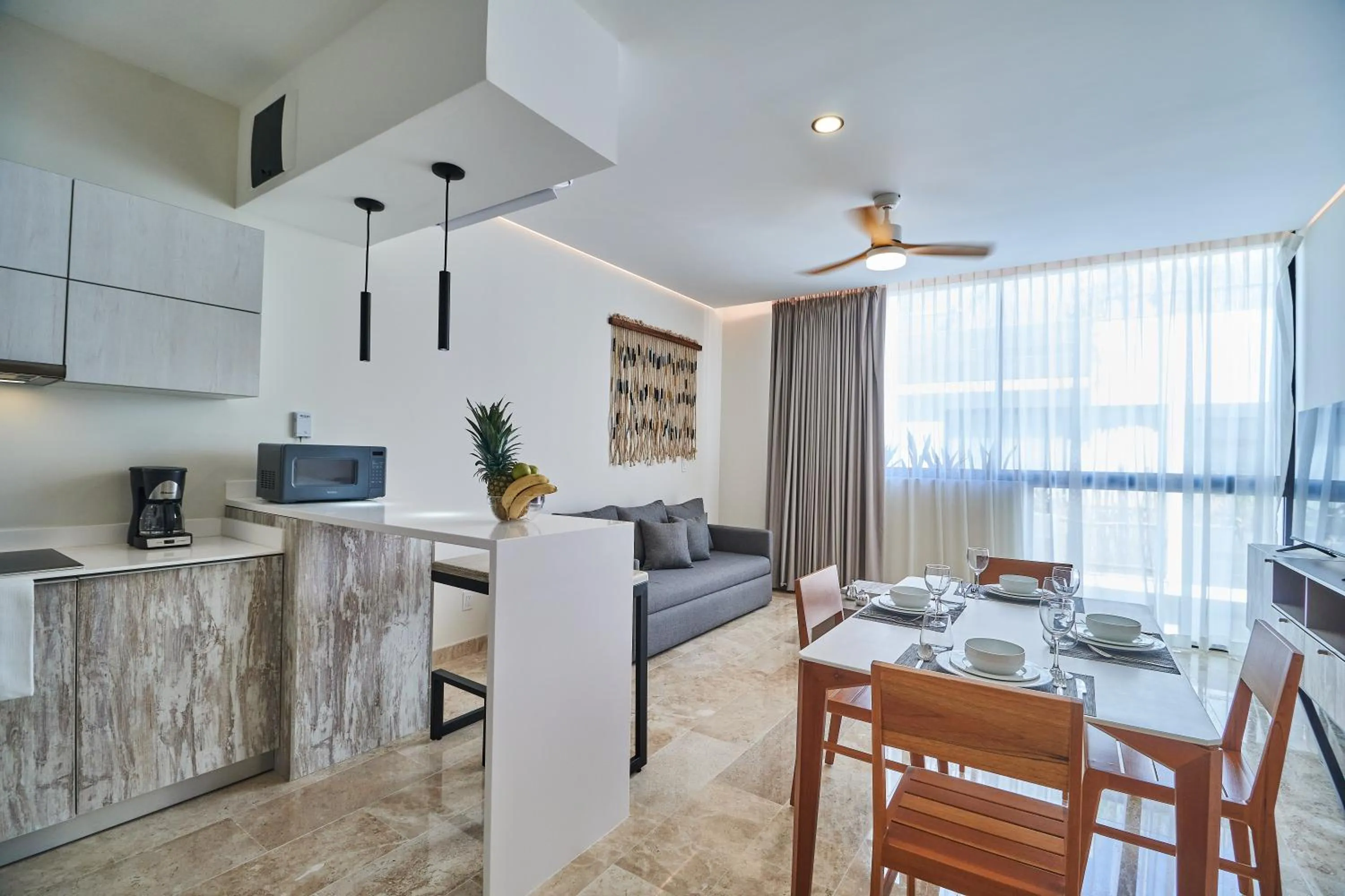 Kitchen or kitchenette in Best Penthouse with Private Pool in Aldea Zama