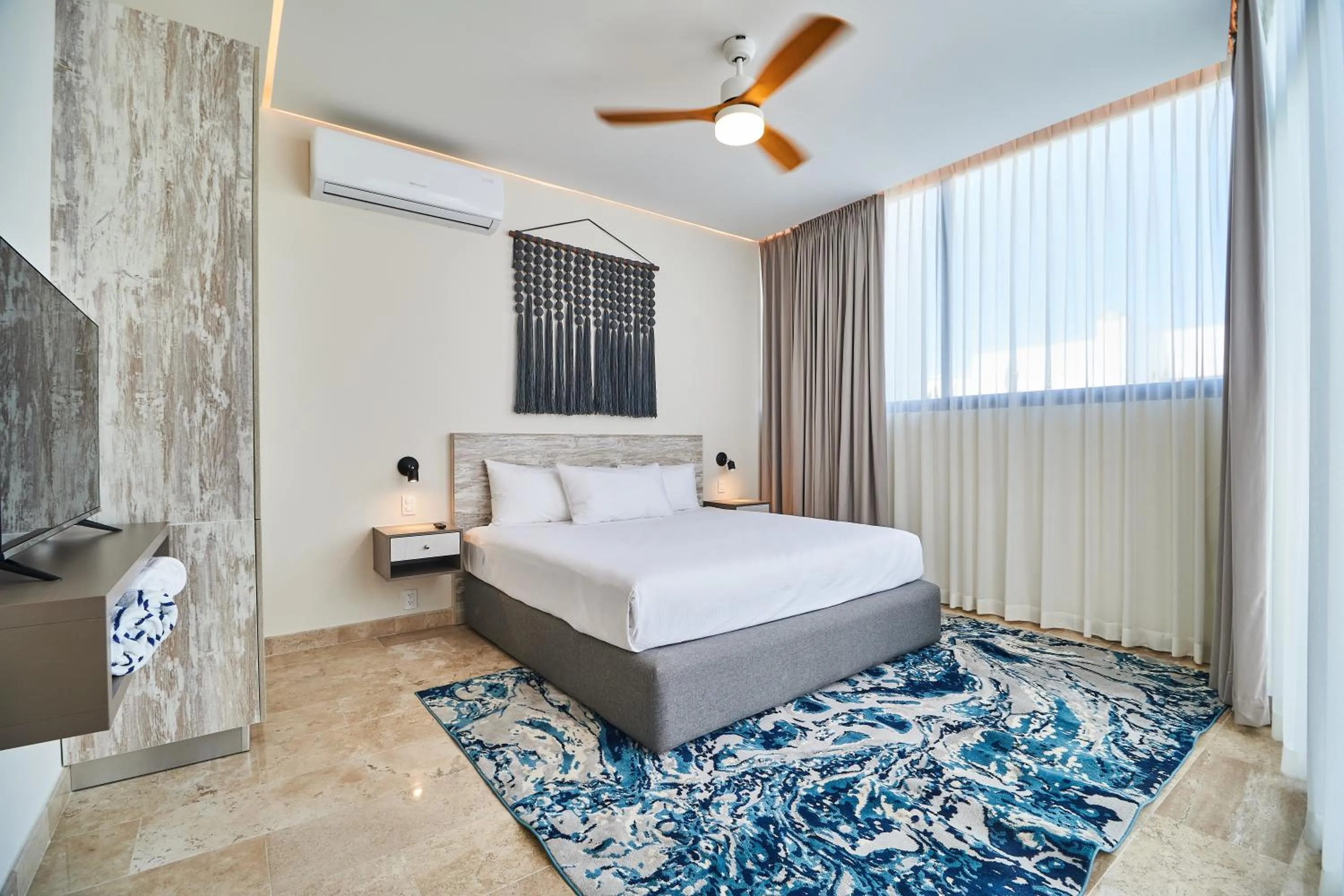 Bed in Best Penthouse with Private Pool in Aldea Zama